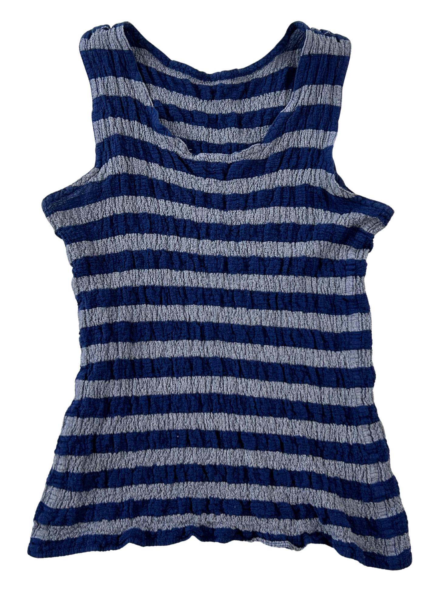 ISSEY MIYAKE ME (AS IS) Stripe Cauliflower Tank