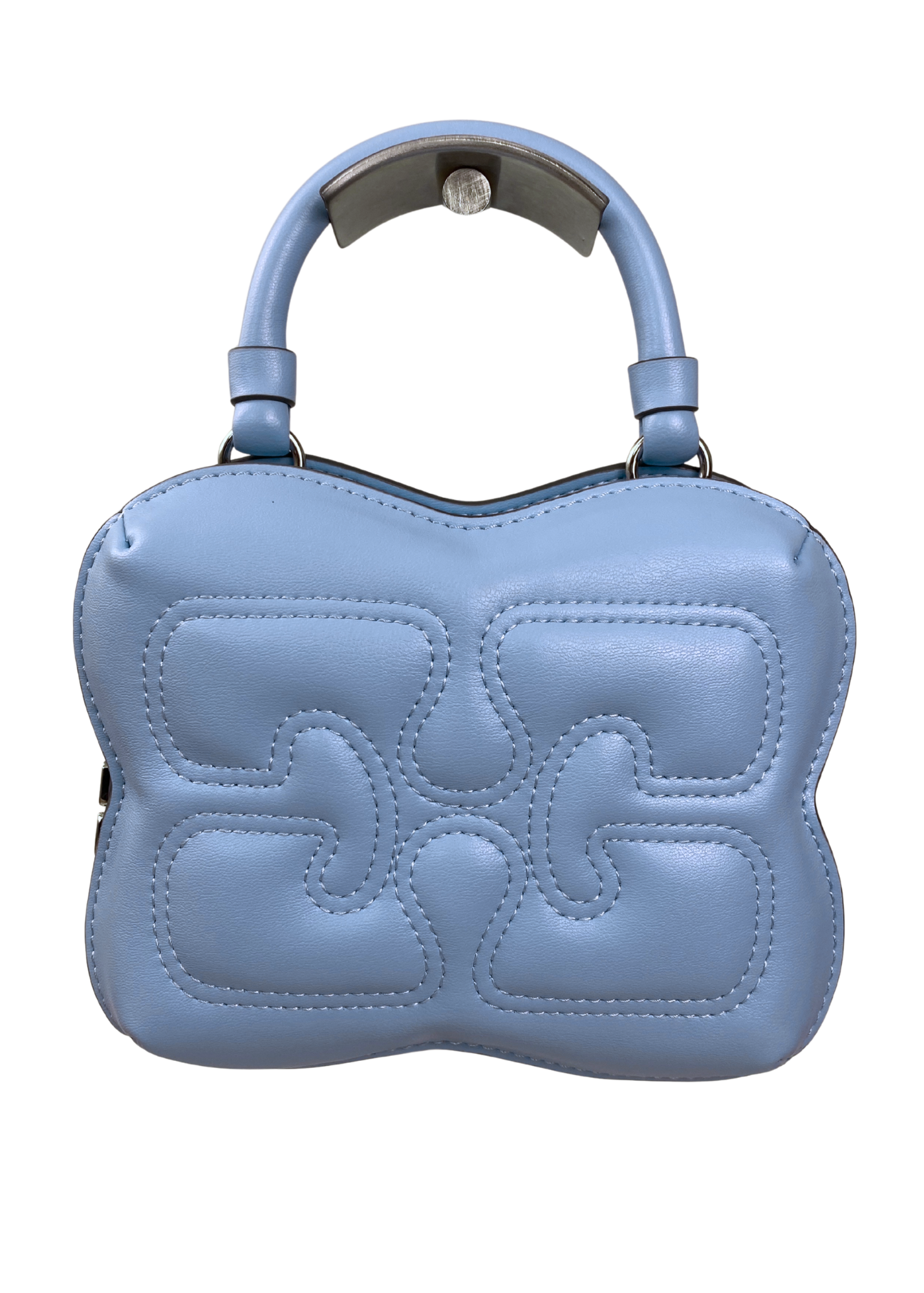 GANNI 'Egret Butterfly' Top Handle + Crossbody Bag