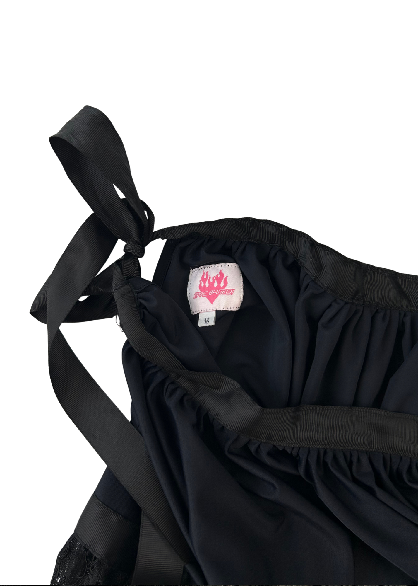 BYE BAMBI (AS IS) 'Patrycja' Tiered Lace Midi Skirt