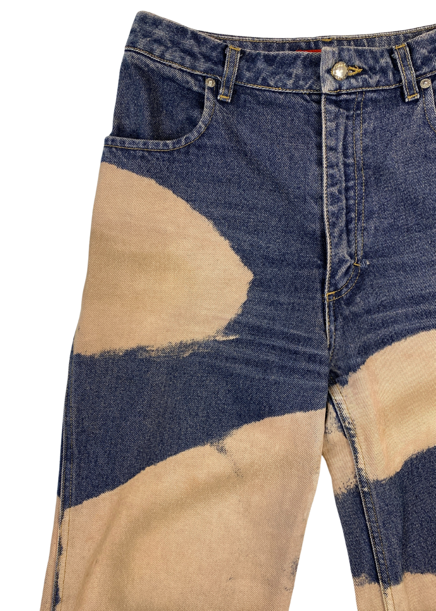 ECKHAUS LATTA (AS IS) Bleach Wide Leg Jeans