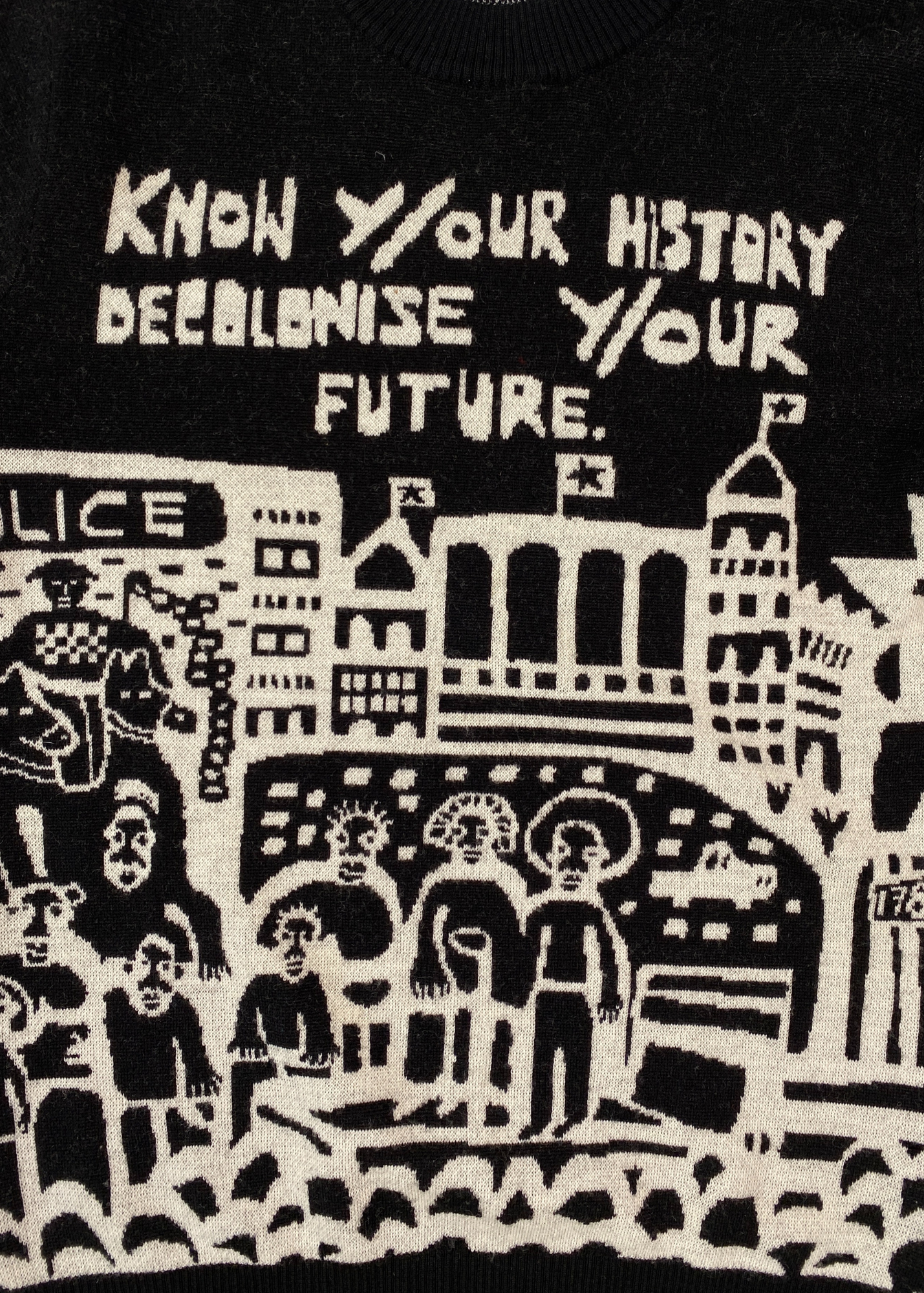 WAH WAH AUSTRALIA X ARETHA BROWN Merino Crewneck Knit