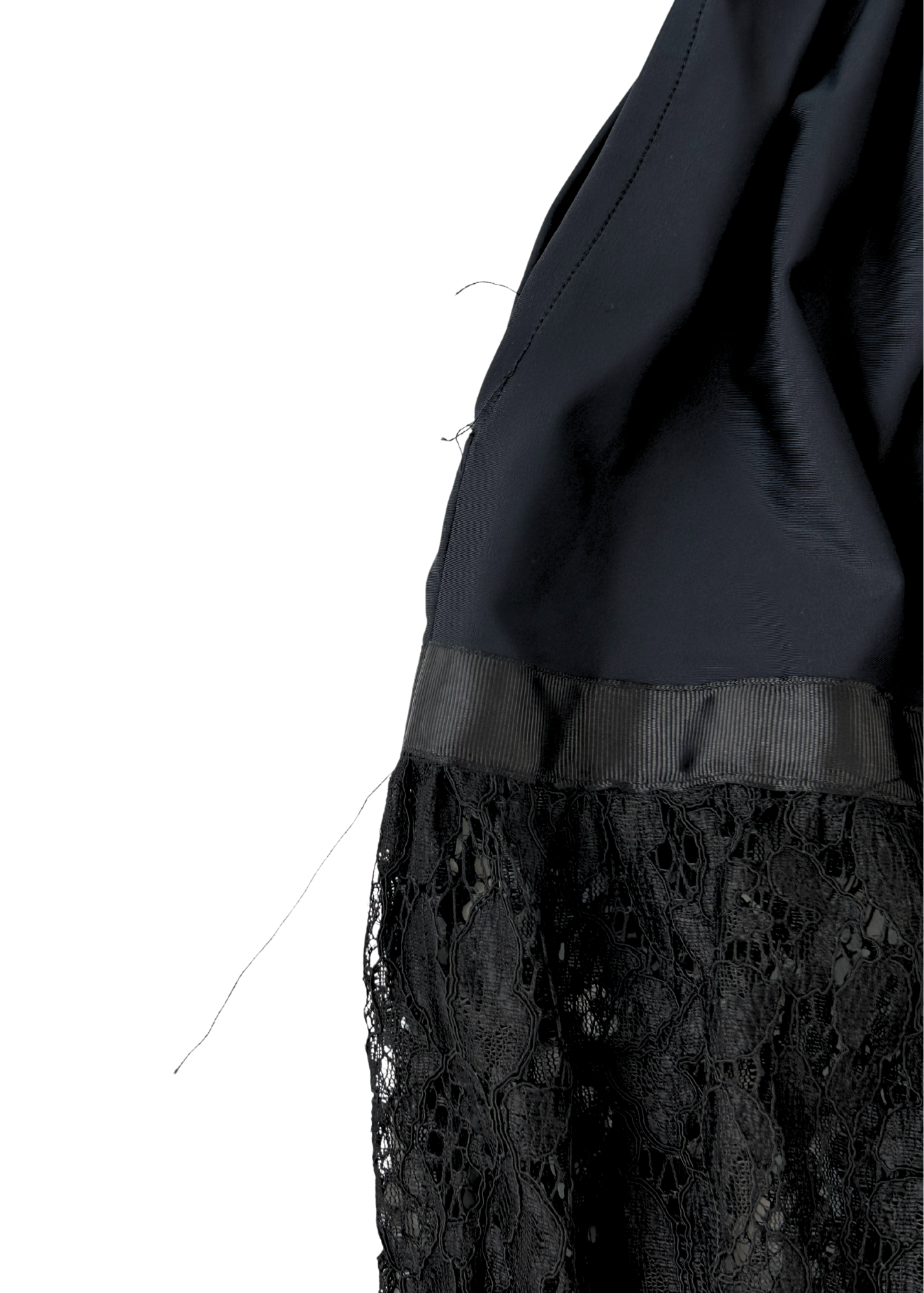 BYE BAMBI (AS IS) 'Patrycja' Tiered Lace Midi Skirt