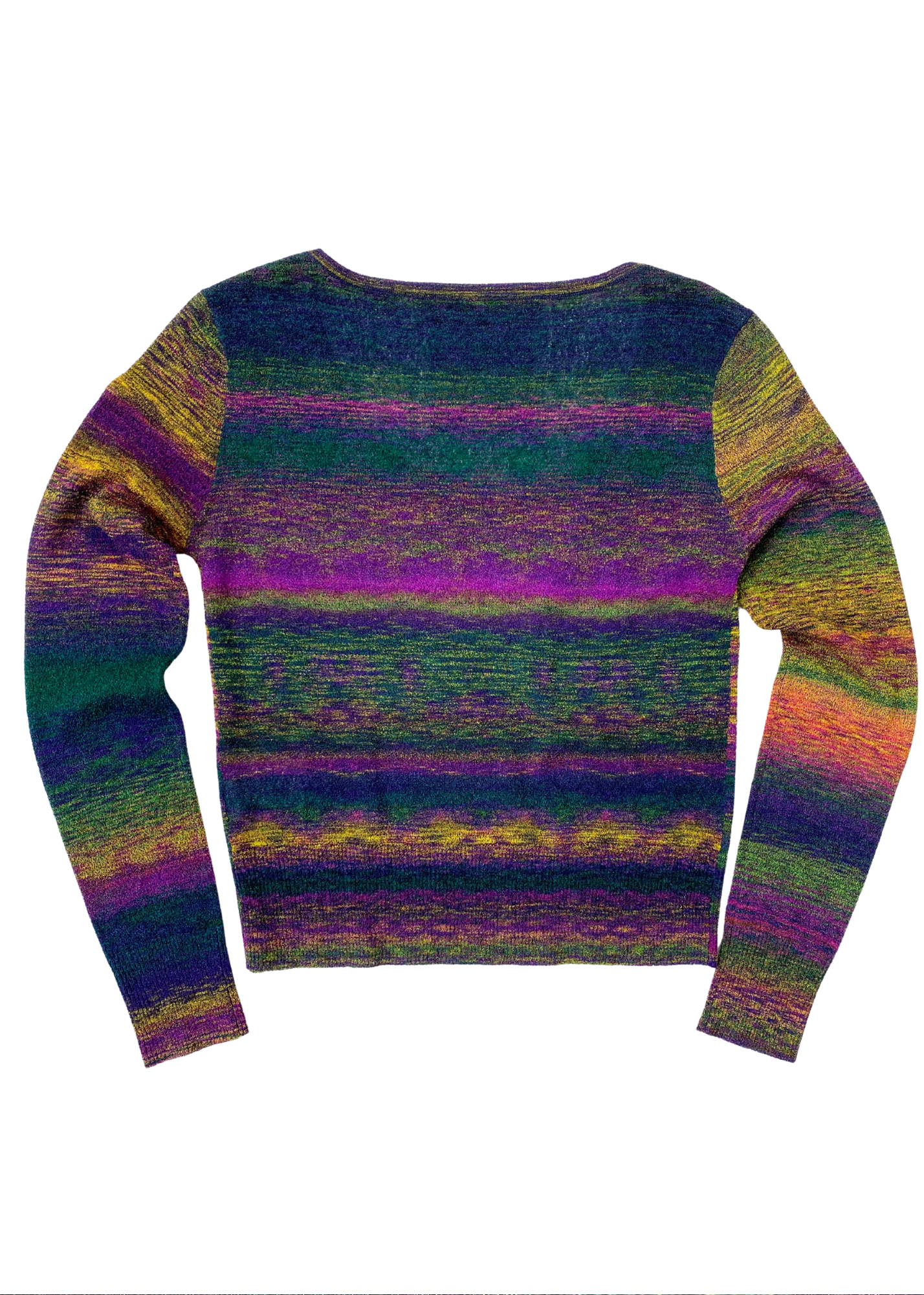 SIMON MILLER Gradient Knit Cropped Top