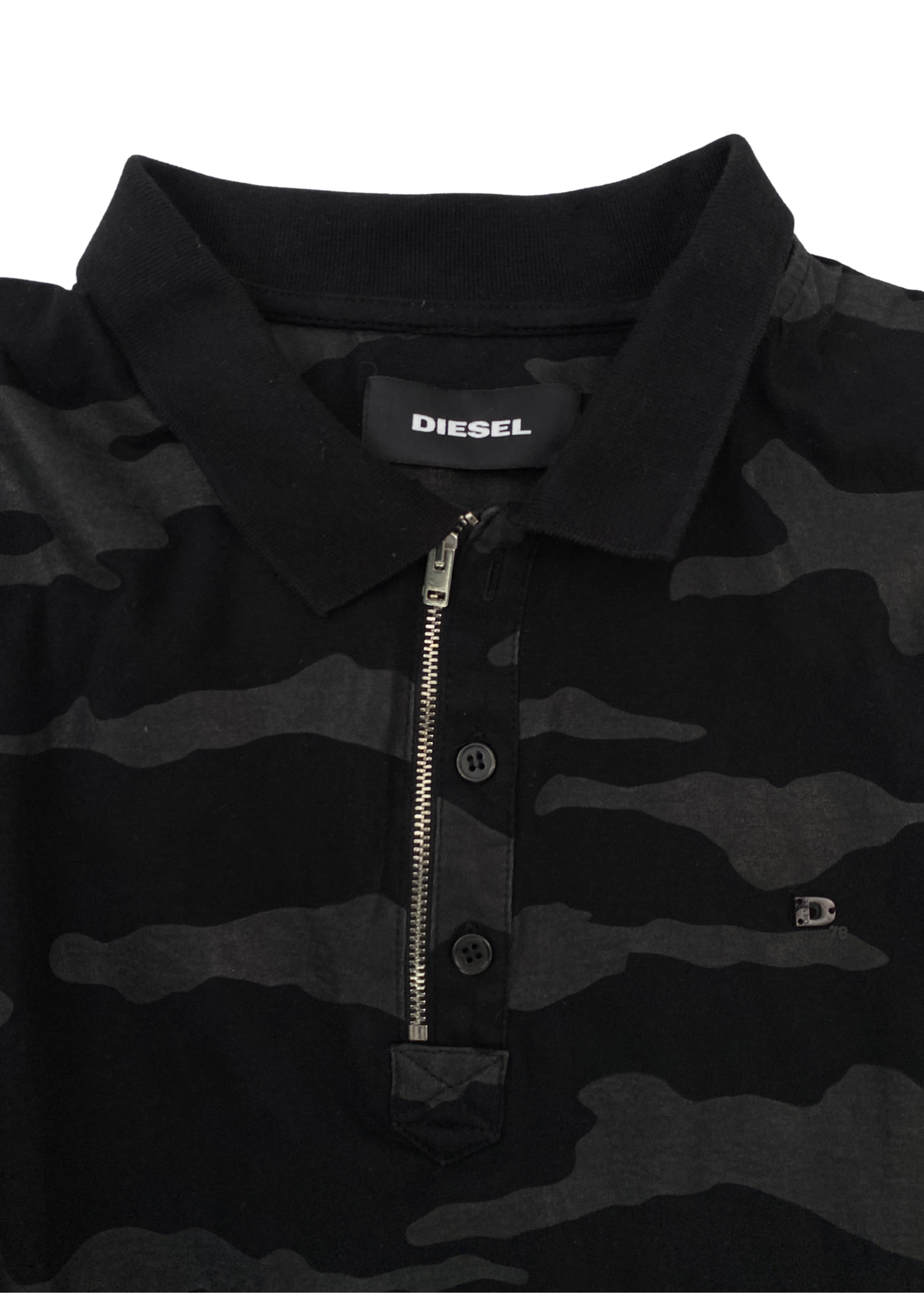 DIESEL Camo Print Polo Shirt