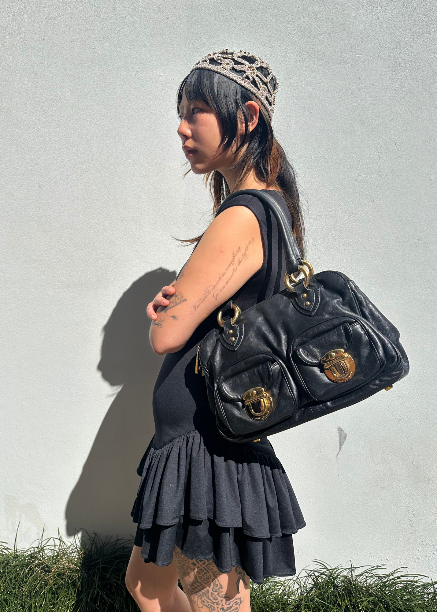 MARC JACOBS 'Classic Blake' Leather Shoulder Bag