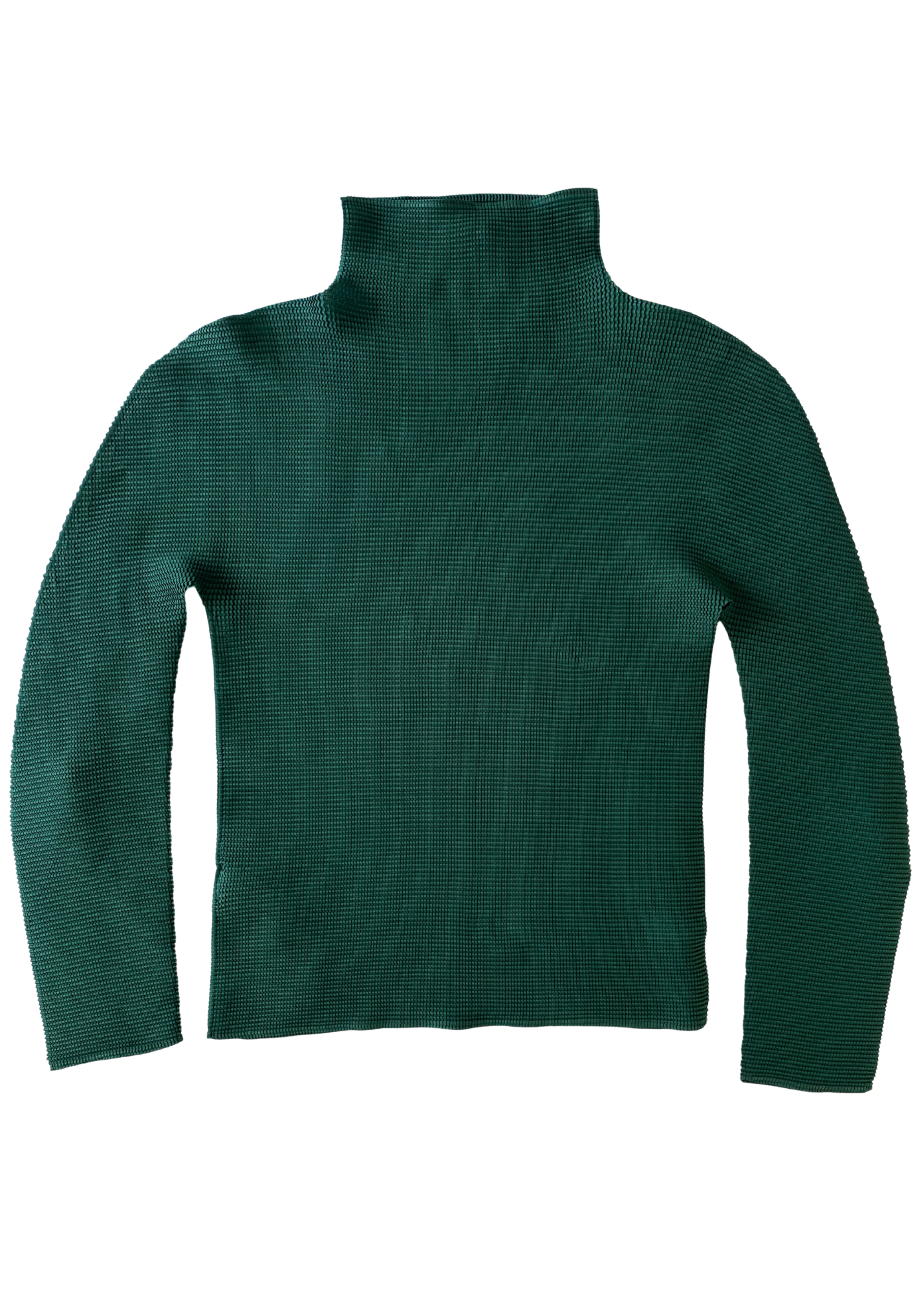 ISSEY MIYAKE ME (AS IS) Perma Pixel Mock Neck Long Sleeve