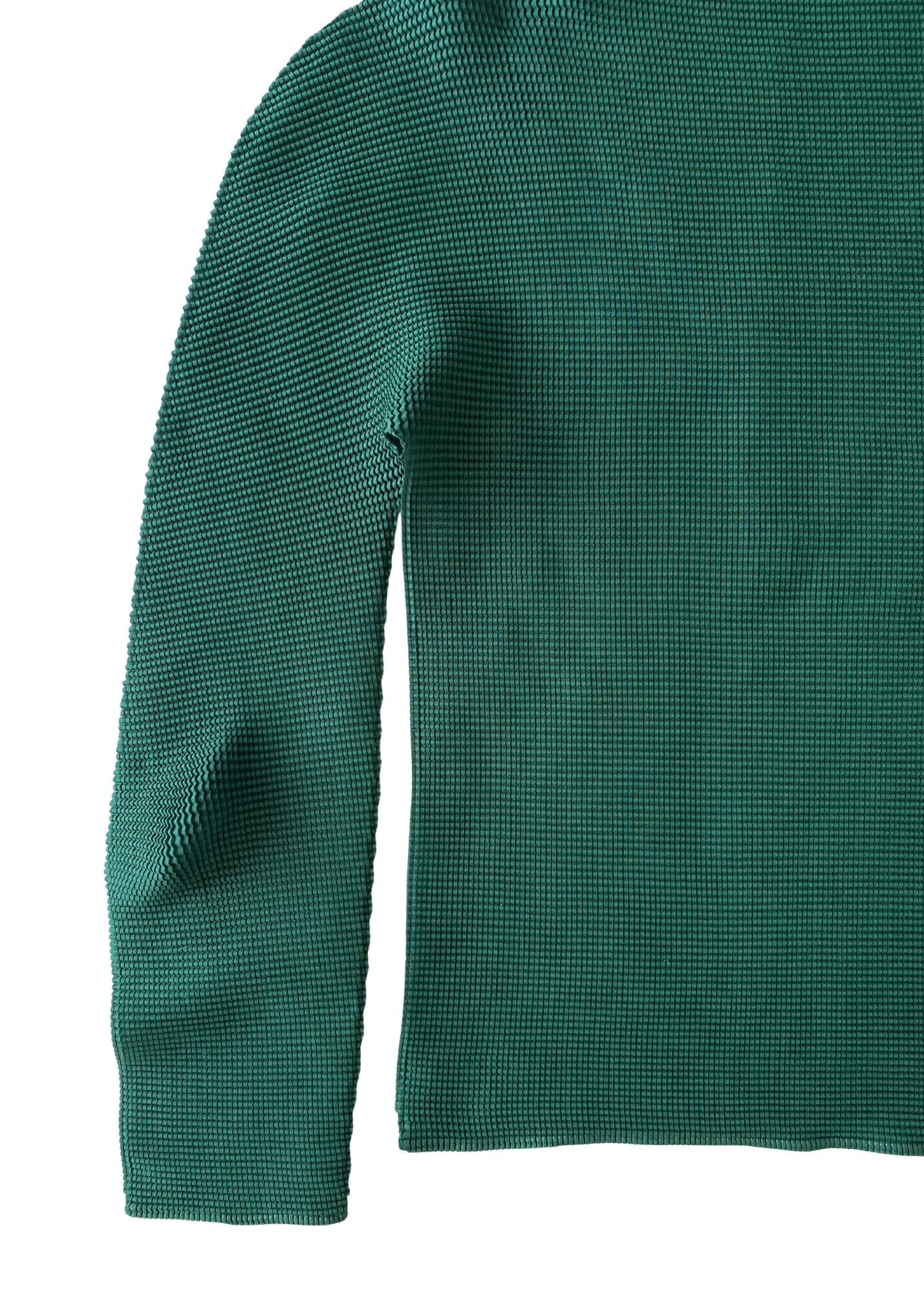 ISSEY MIYAKE ME (AS IS) Perma Pixel Mock Neck Long Sleeve