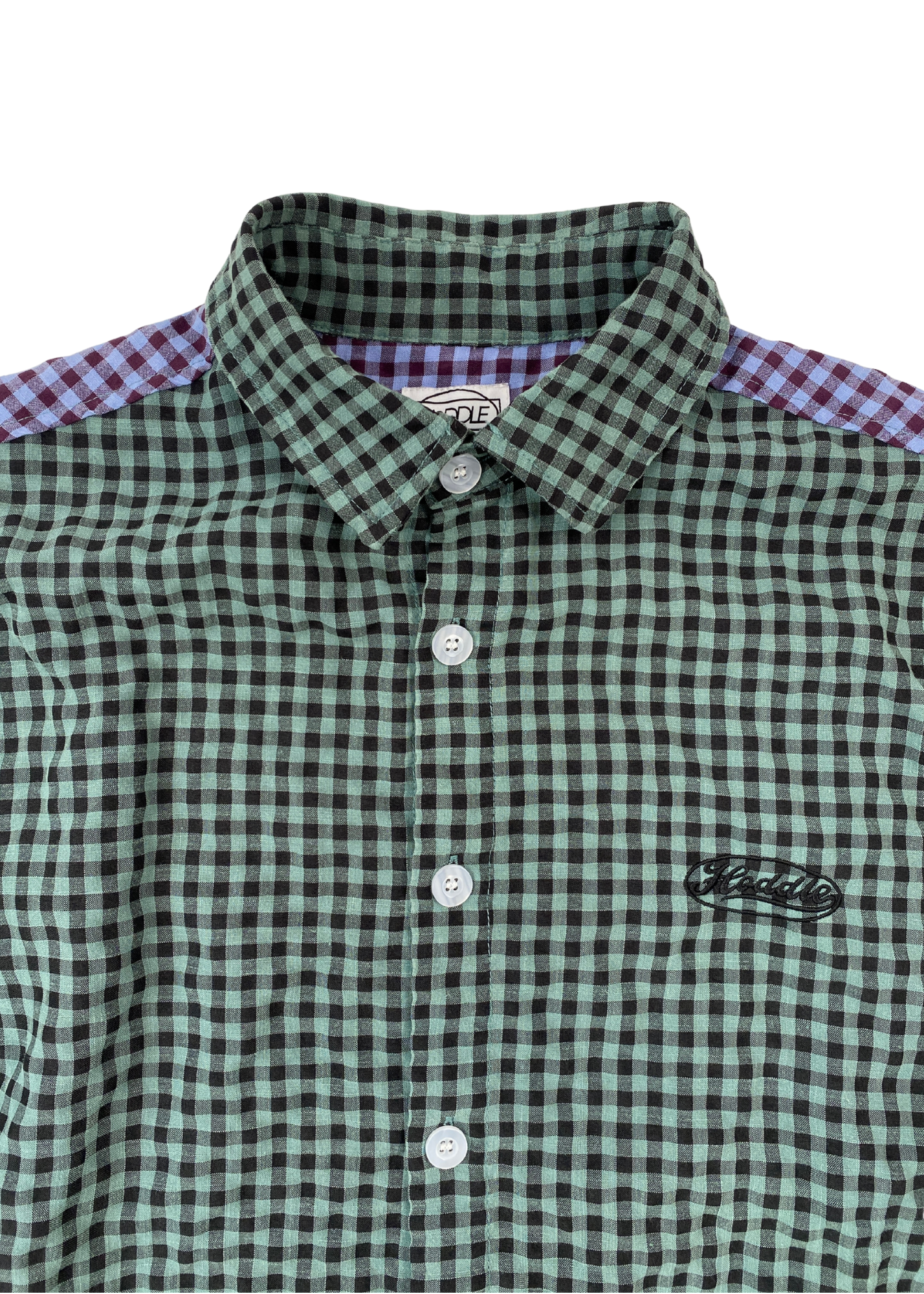 HODDLE Gingham Button Up Shirt