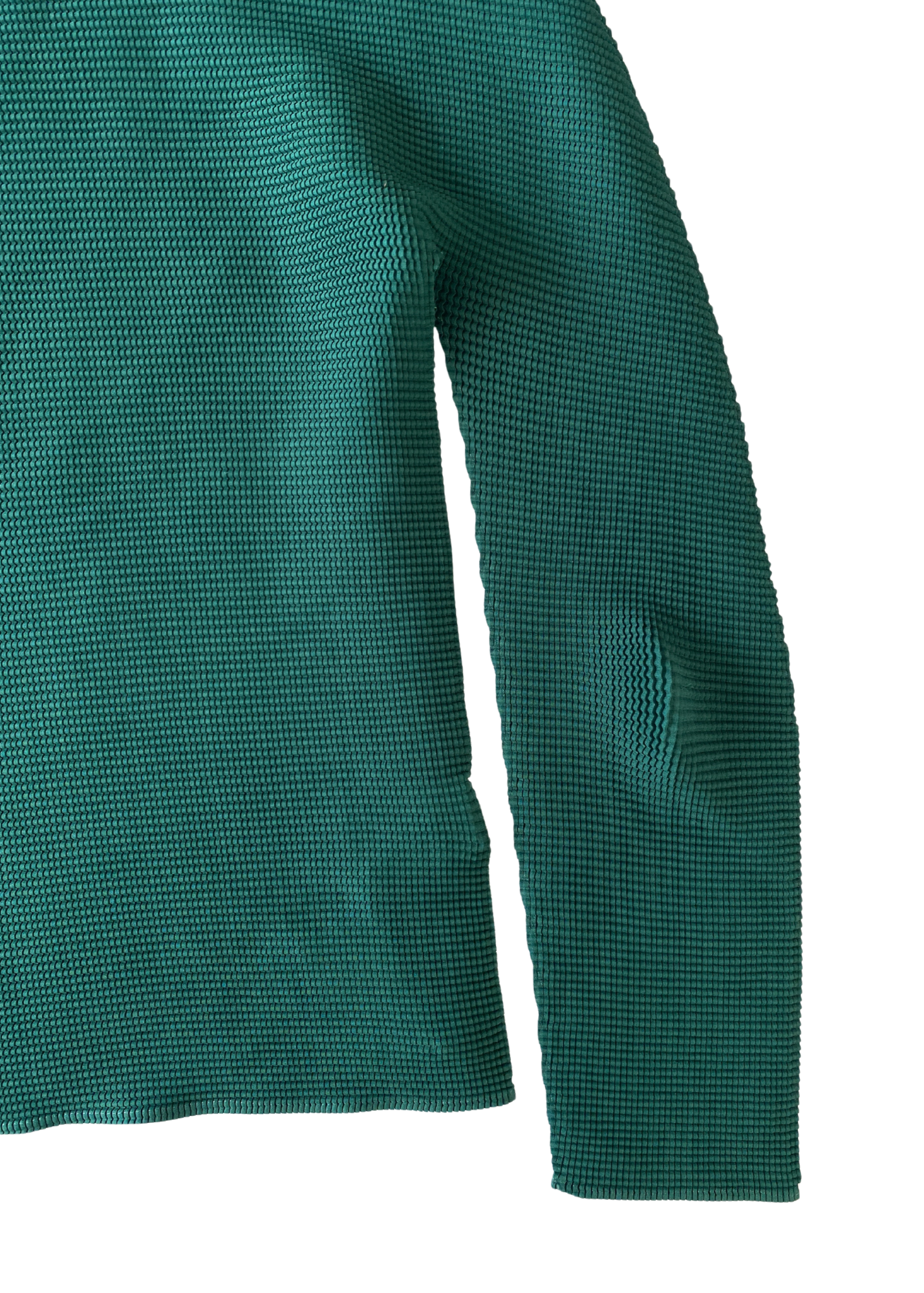 ISSEY MIYAKE ME (AS IS) Perma Pixel Mock Neck Long Sleeve