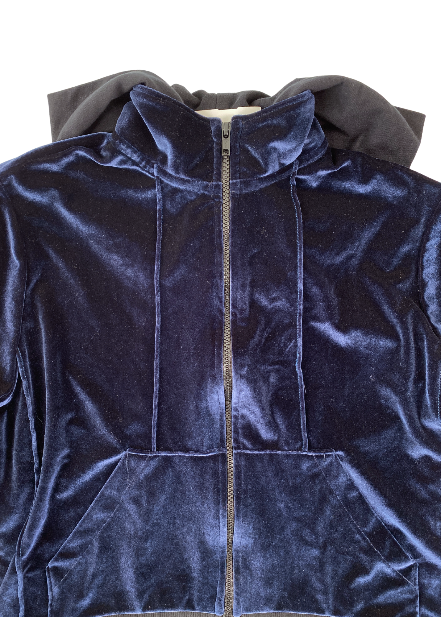 KARLALAIDLAW Velour 'Spider' Zip Up Hoodie