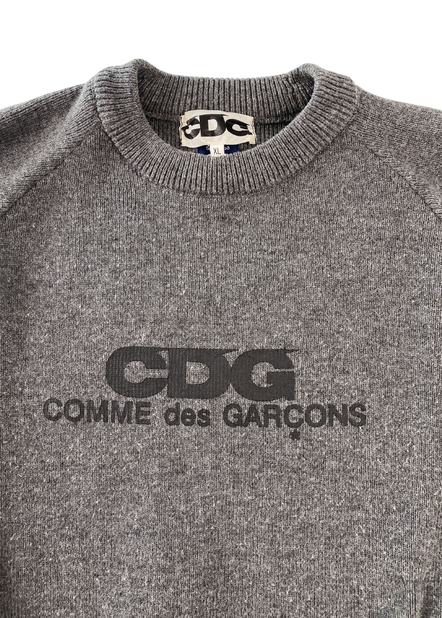 COMME DES GARCONS x LOCHAVEN OF SCOTLAND (AS IS) 2021 Logo Knit