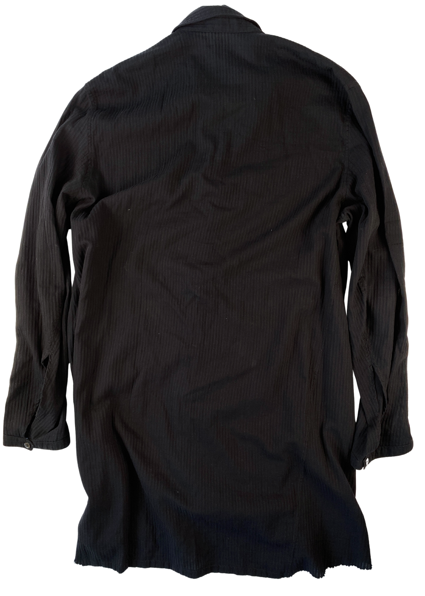 ANN DEMEULEMEESTER Stripe Shirt Midi Dress