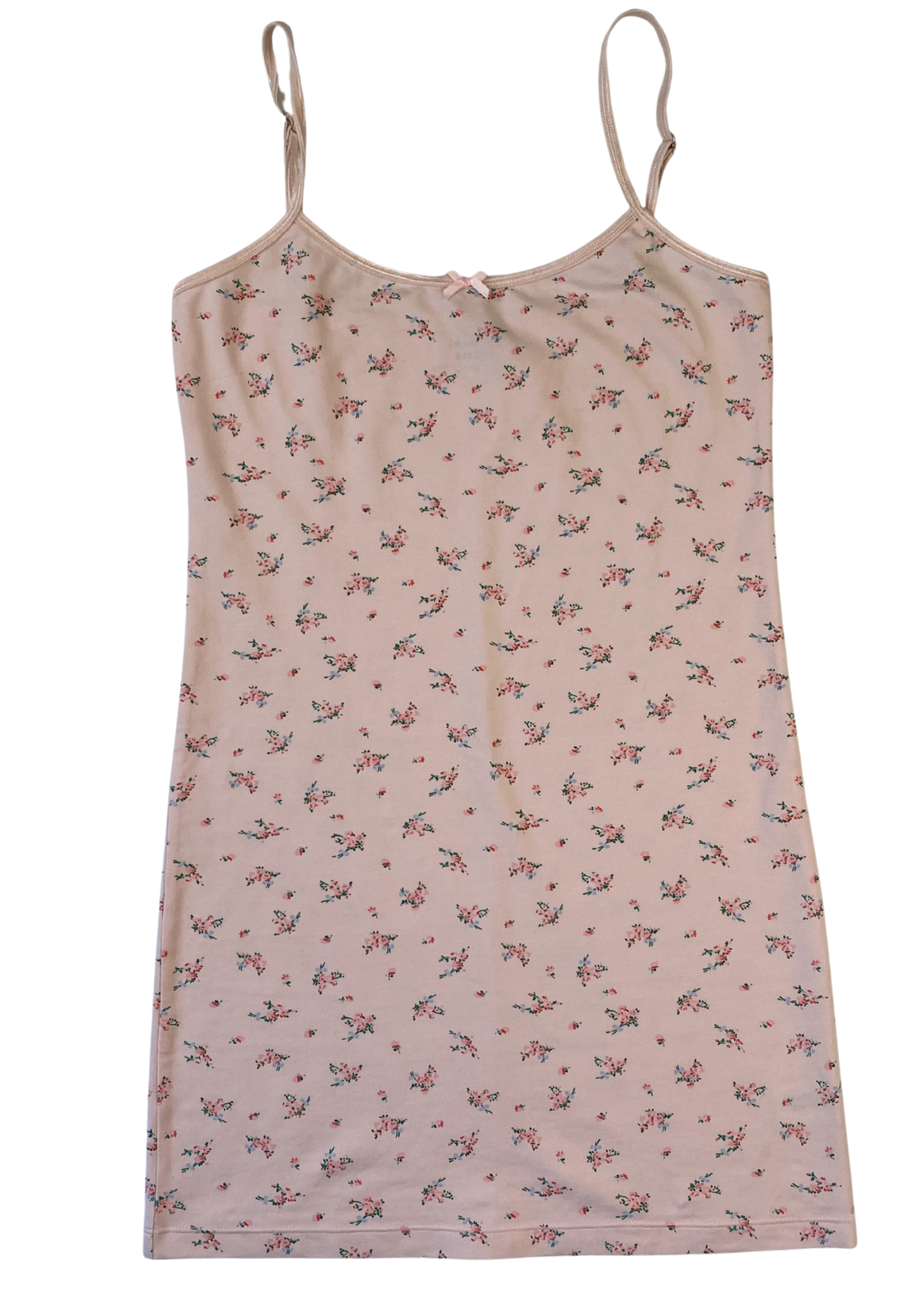 FRANKIES BIKINIS Floral Bouquet Print Singlet Mini Dress