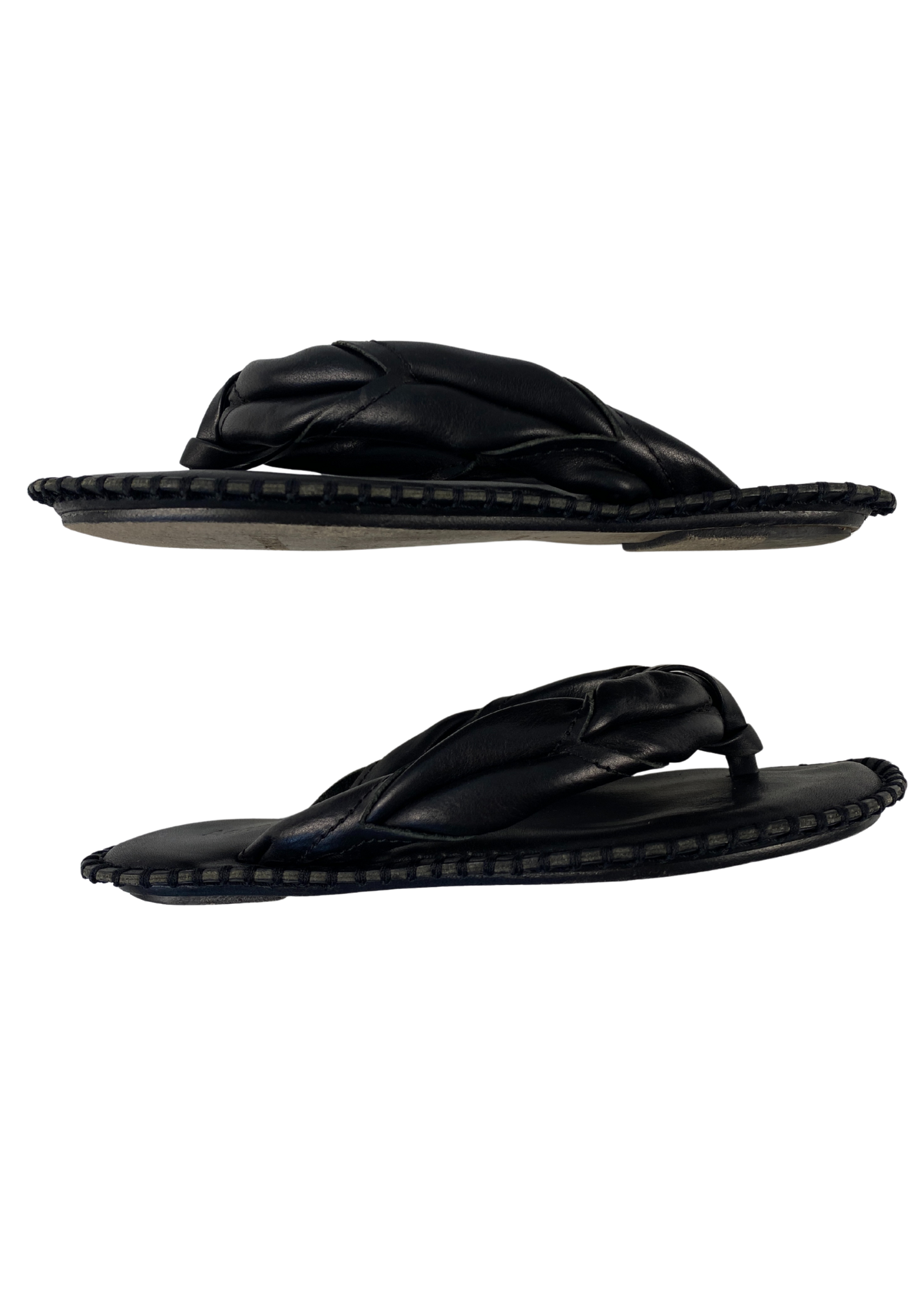 ACNE STUDIOS Braided Leather Flip Flops