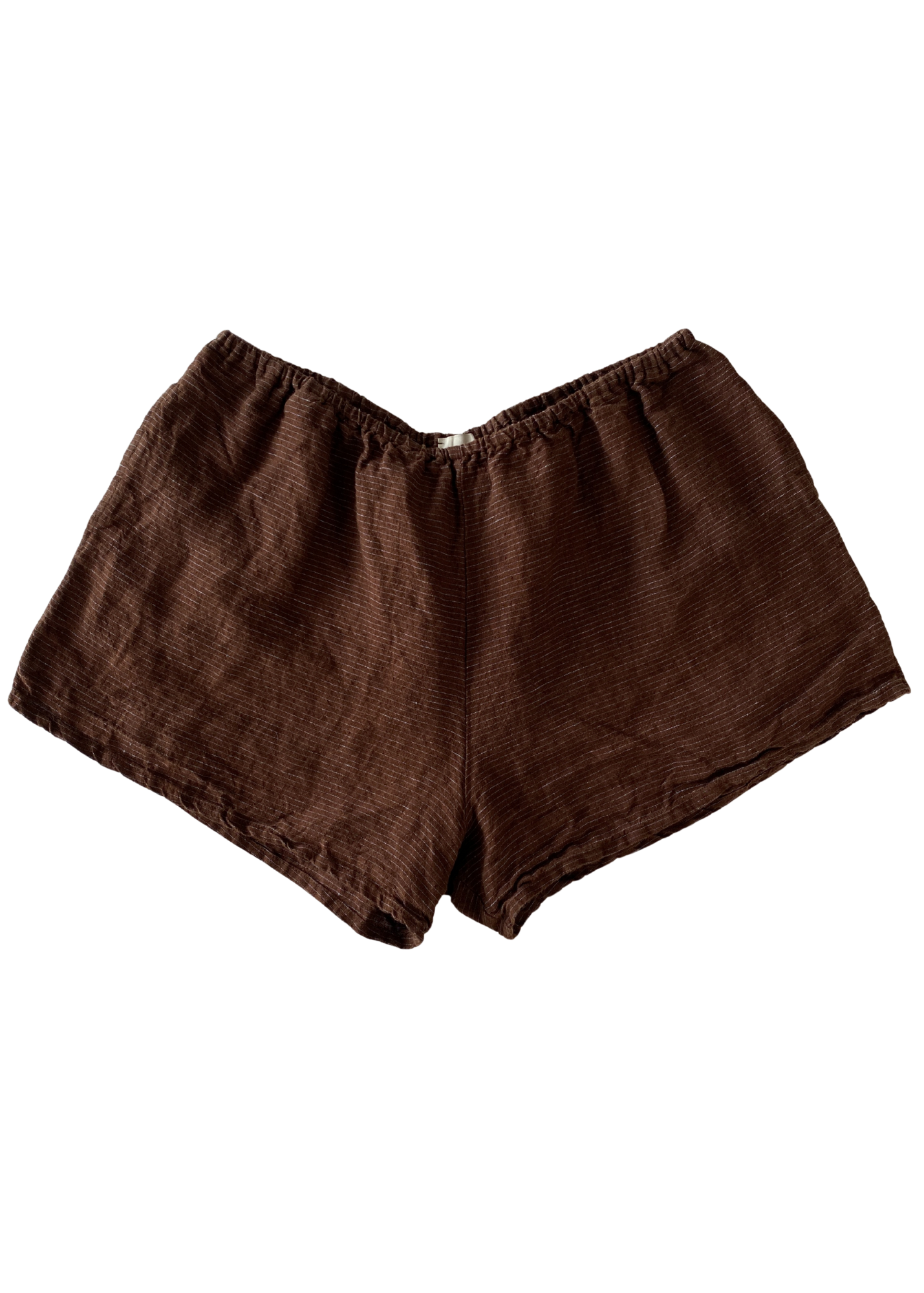 DEIJI STUDIOS Pin Stripe Linen Shorts