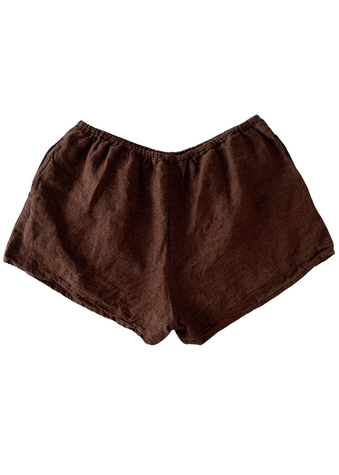 DEIJI STUDIOS Pin Stripe Linen Shorts