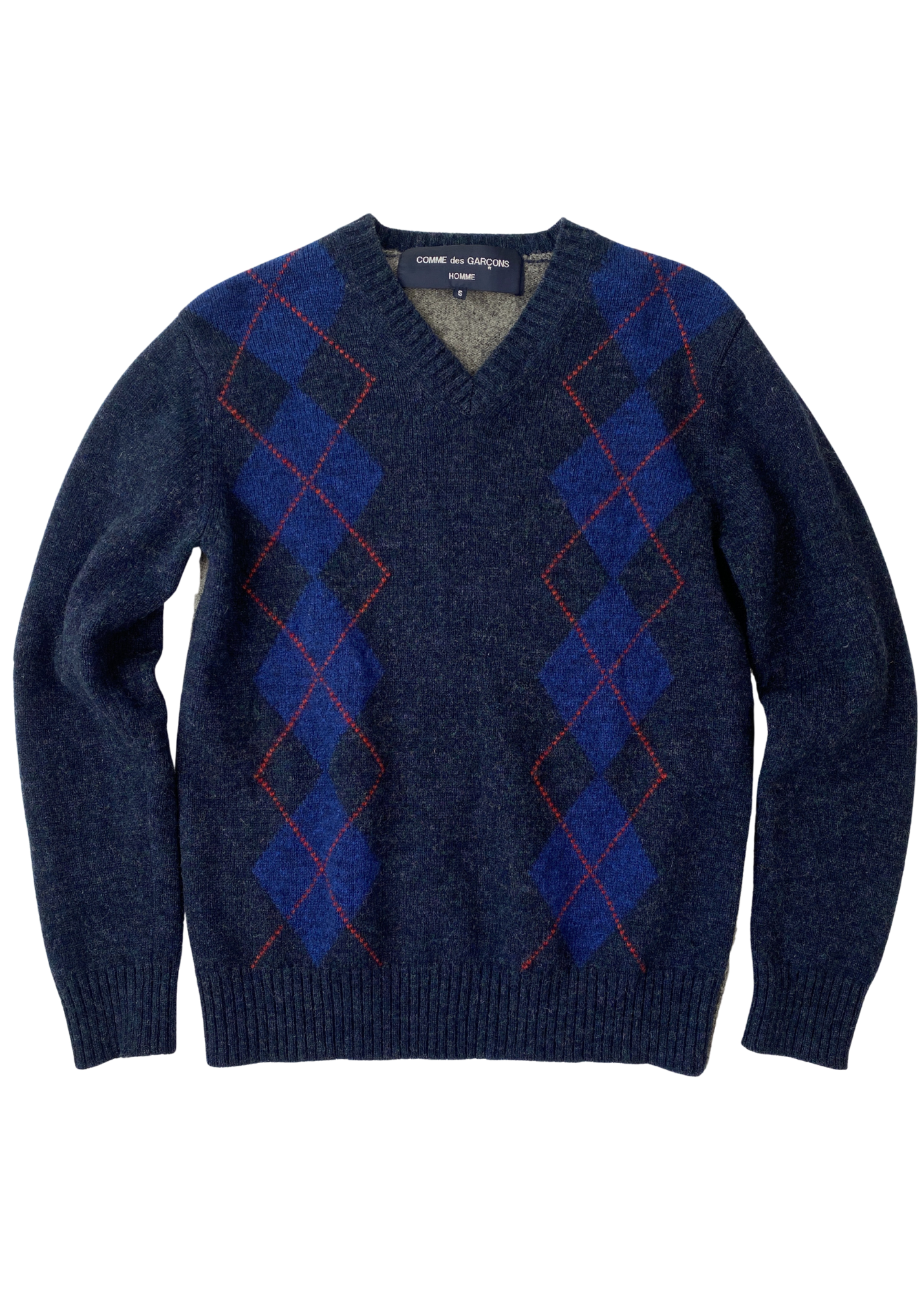 COMME DES GARCONS HOMME AW2011 Argyle Wool Knit