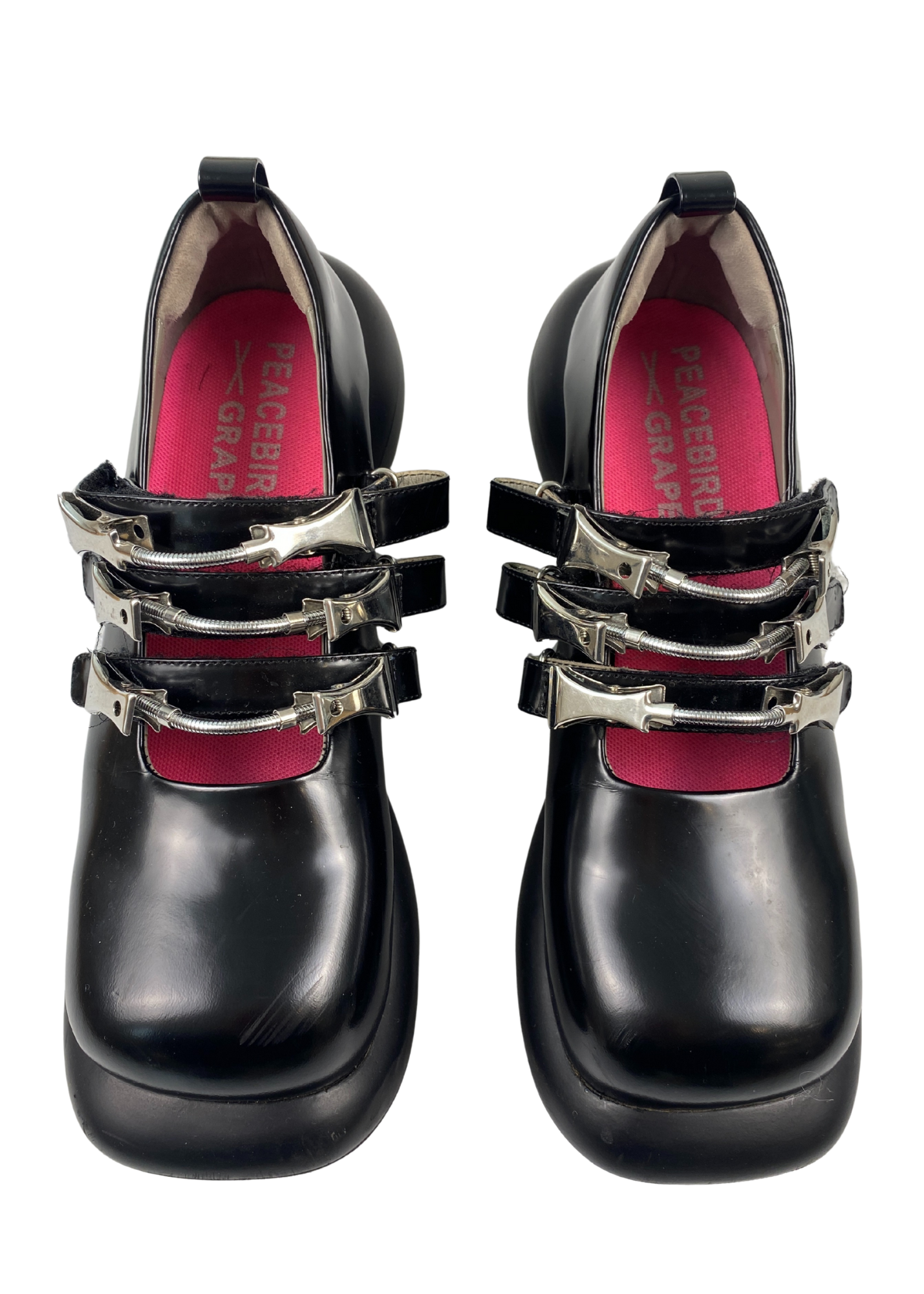 GRAPE x PEACEBIRD (AS IS) Multi Buckle Mary Jane Platform
