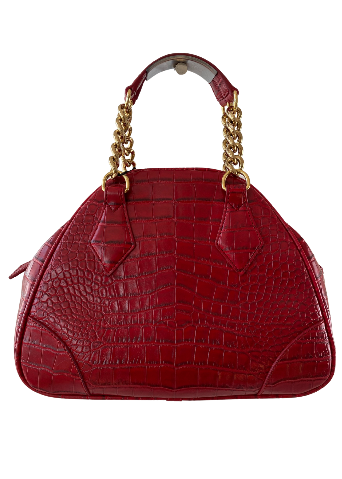 VIVIENNE WESTWOOD ANGLOMANIA Faux Croc Leather Bag
