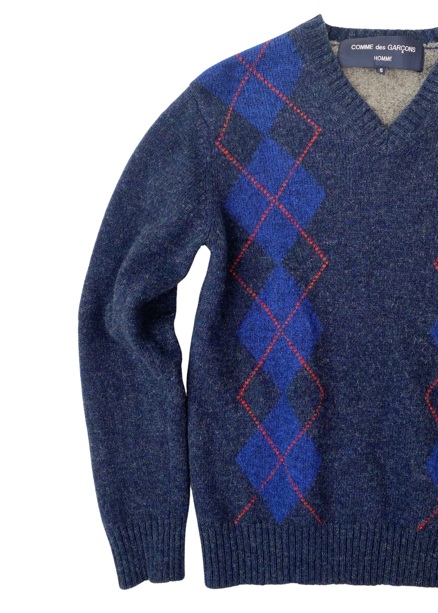 COMME DES GARCONS HOMME AW2011 Argyle Wool Knit