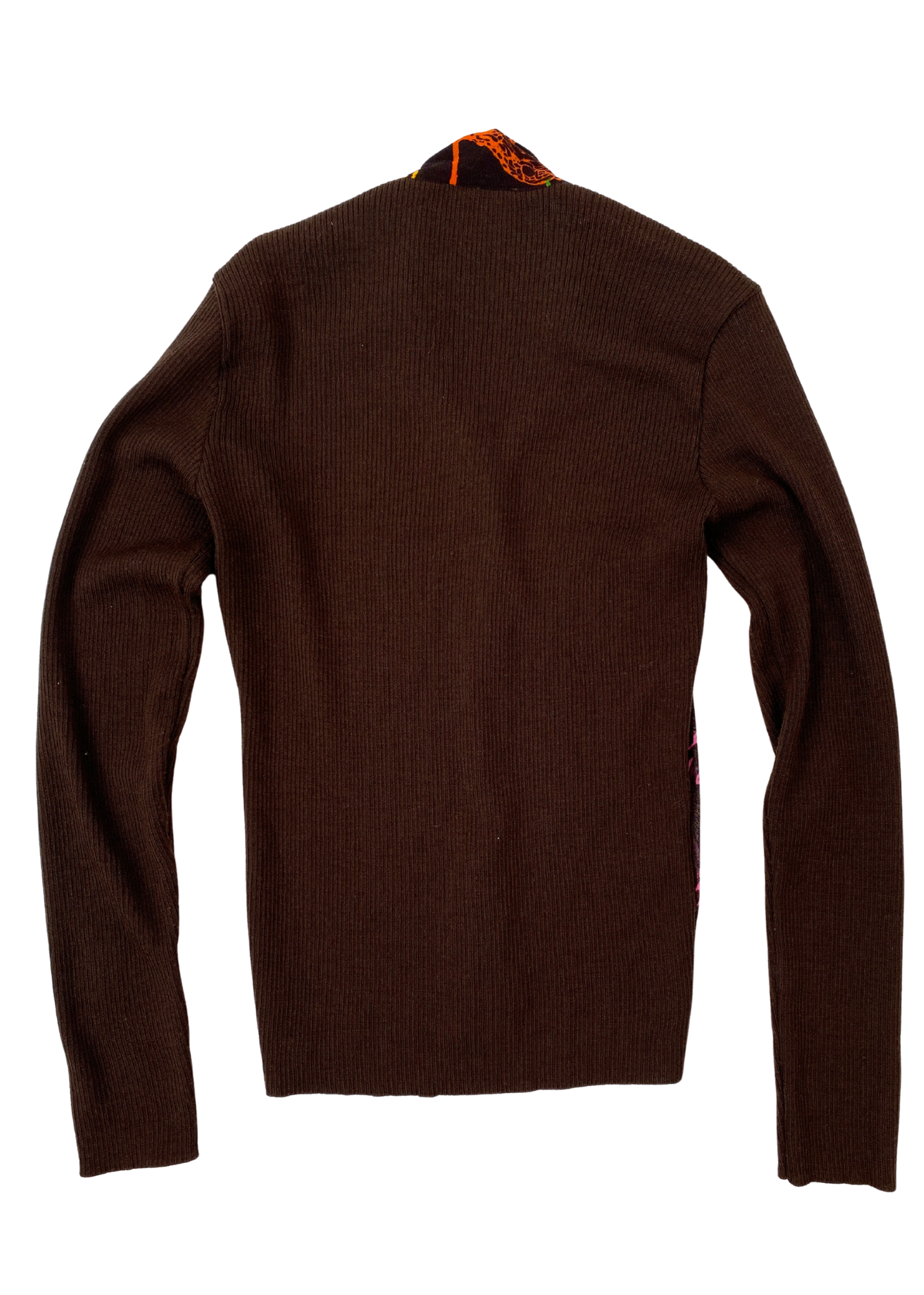 KENZO JEANS Mesh + Ribbed Button Up Top