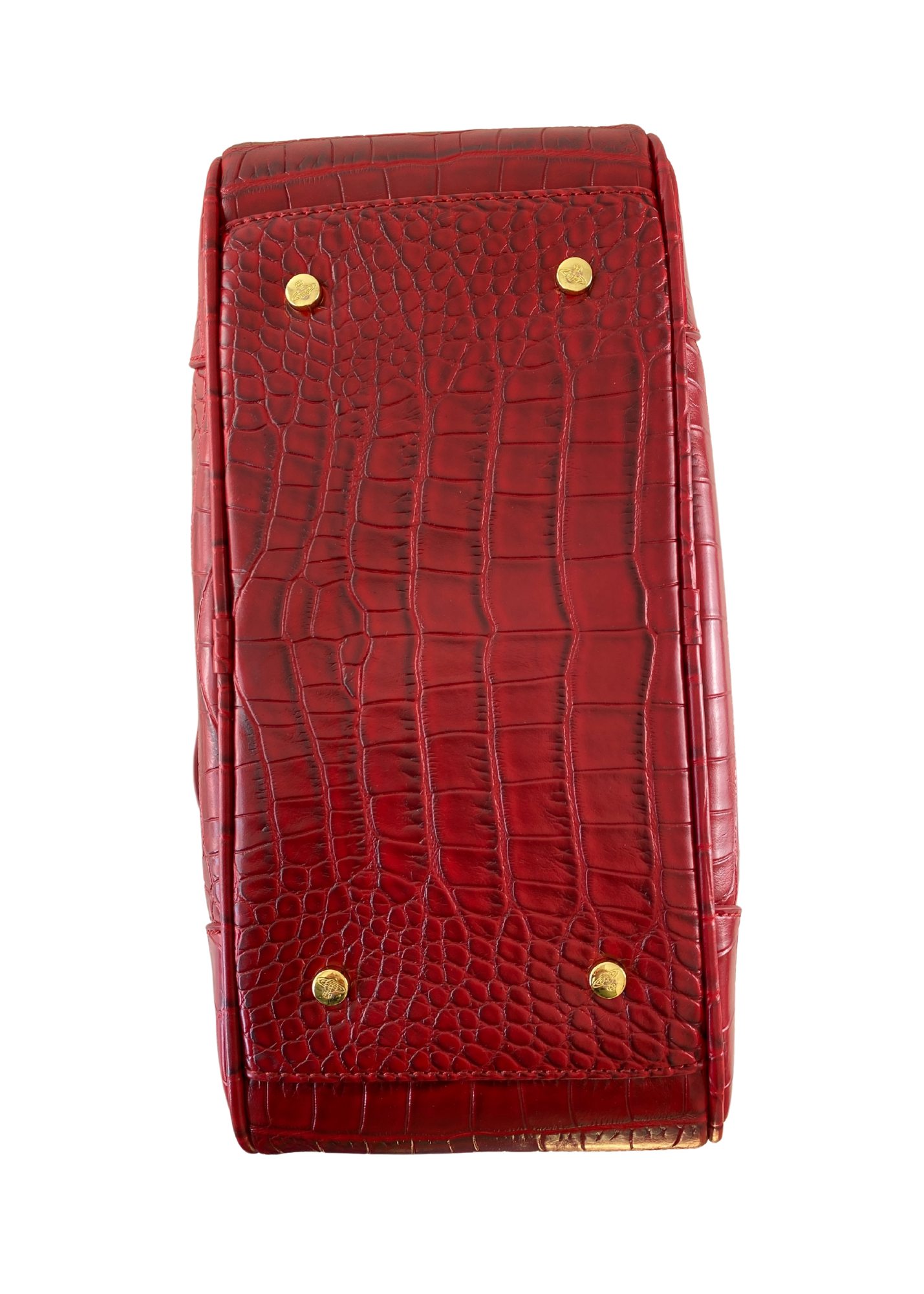 VIVIENNE WESTWOOD ANGLOMANIA Faux Croc Leather Bag
