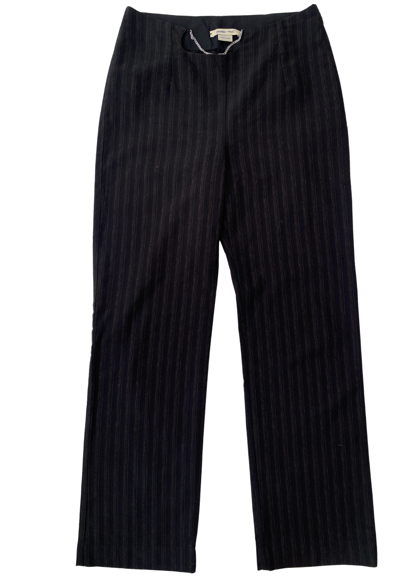 PALOMA WOOL Pin Stripe Chain Belt Pant