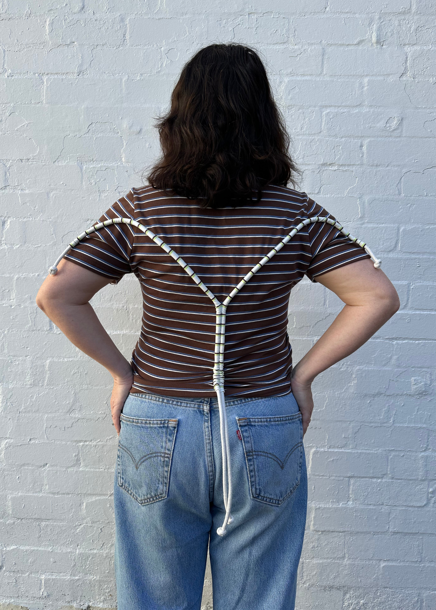 VERNER Stripe 'Rope T-Shirt'