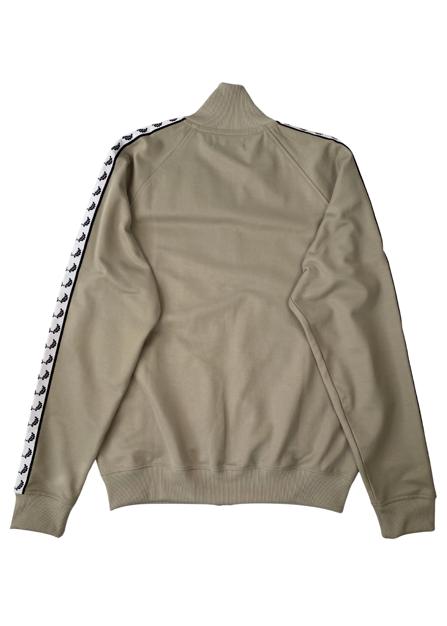 FRED PERRY (AS IS) 'Taped' Logo Stripe Zip Up Jacket