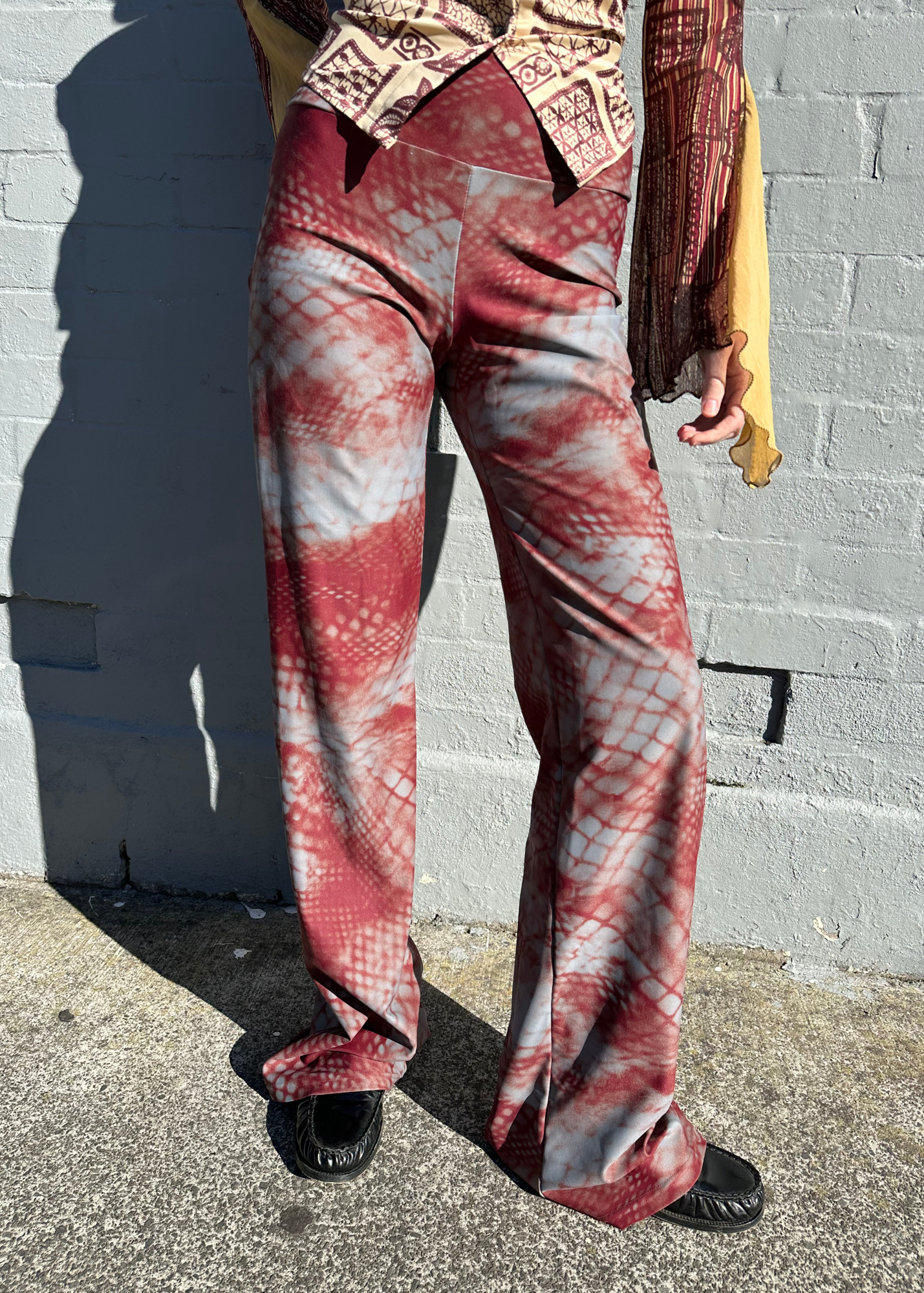 KARLAIDLAW Airbrushed Scale Stretch Flares