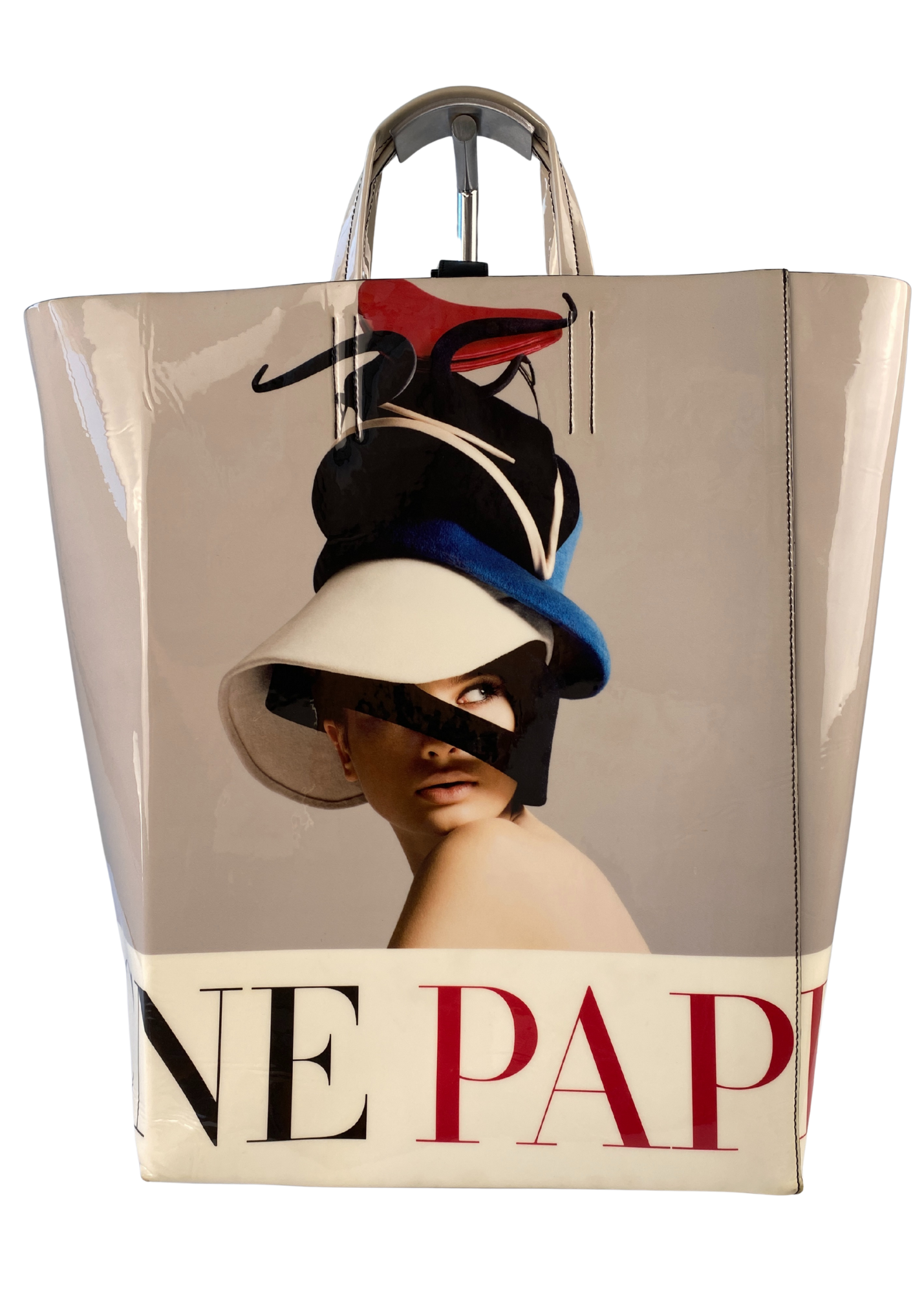 ACNE STUDIOS (AS IS) 'Baker' Magazine Cover PVC Tote