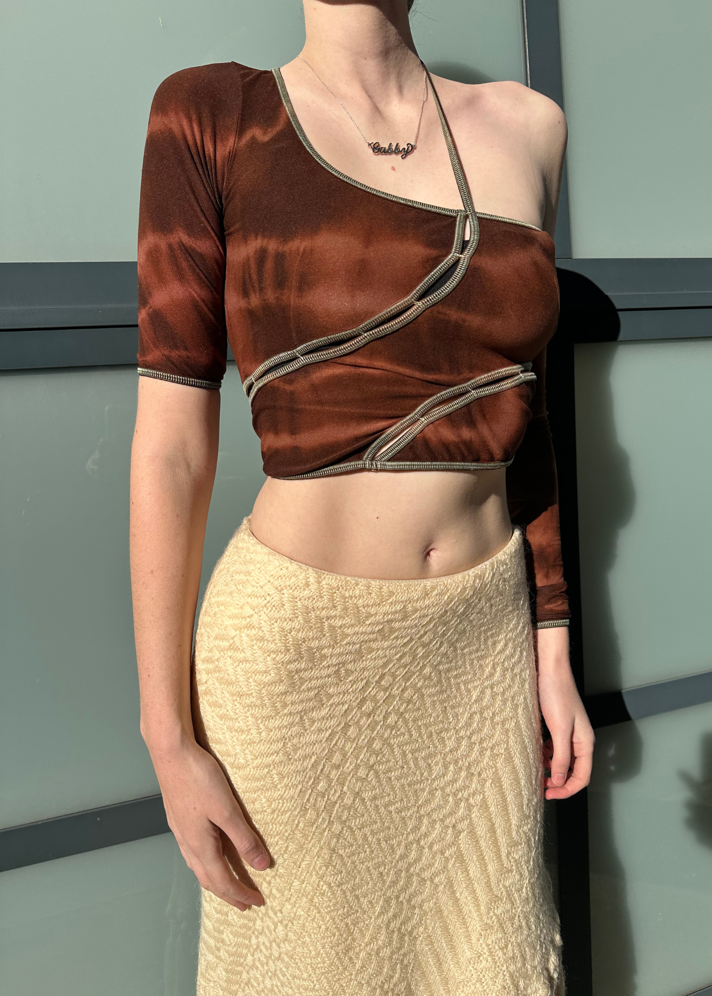 MAROSKE PEECH 'Décolletage' Tie Dye Top