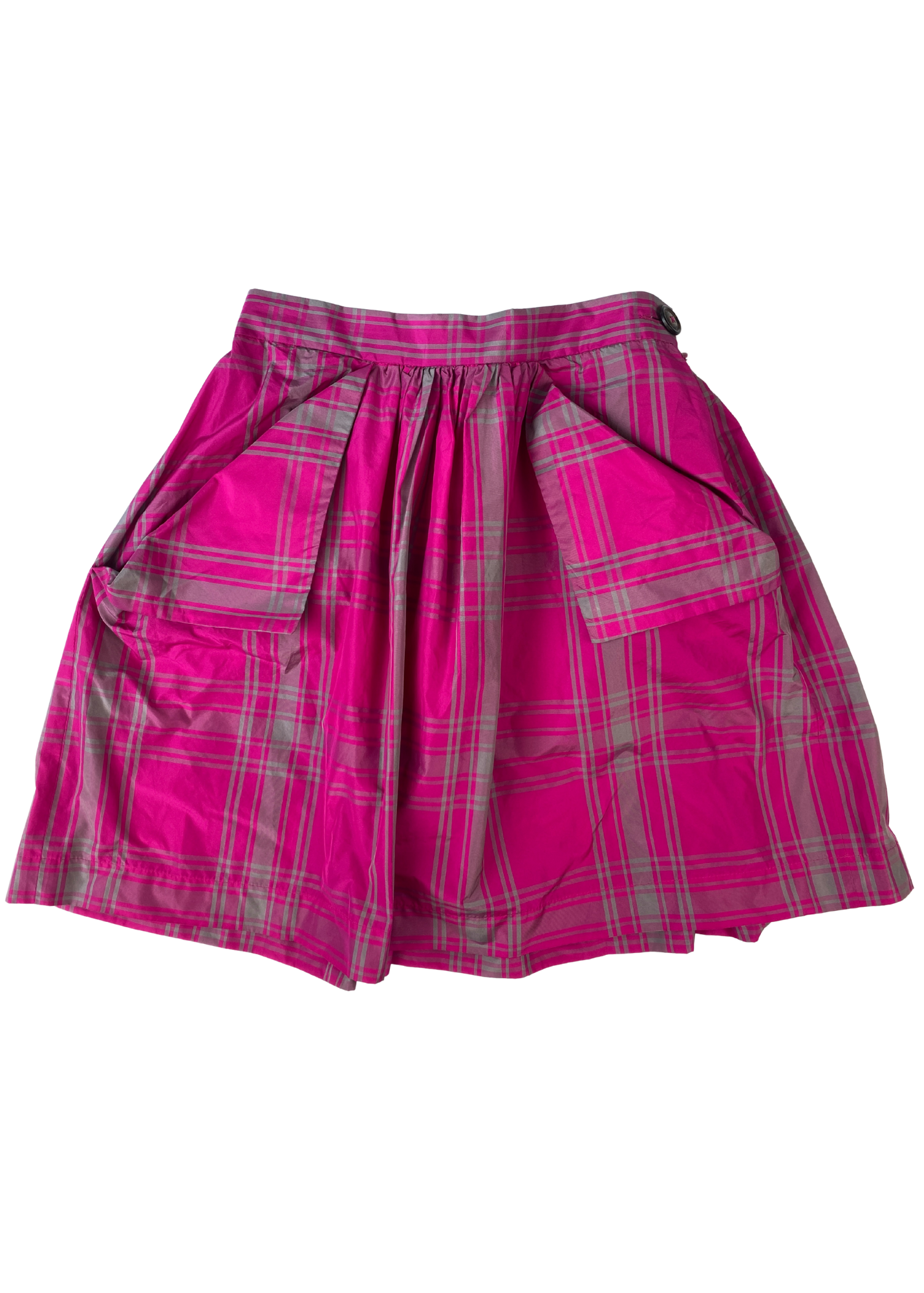 VIVIENNE WESTWOOD ANGLOMANIA (AS IS) Tartan Nylon Mini Skirt