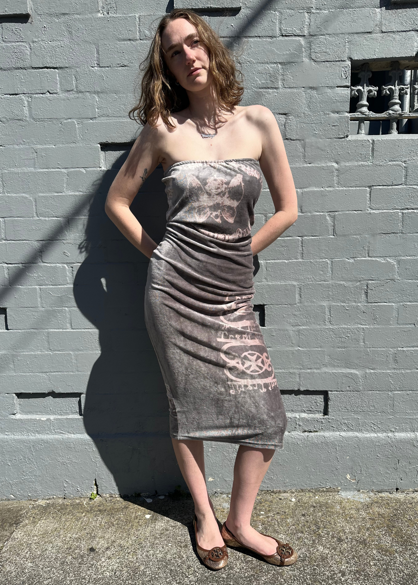 RAMP TRAMP TRAMP STAMP 'Yummy Mummy Tube Dress' Midi Dress