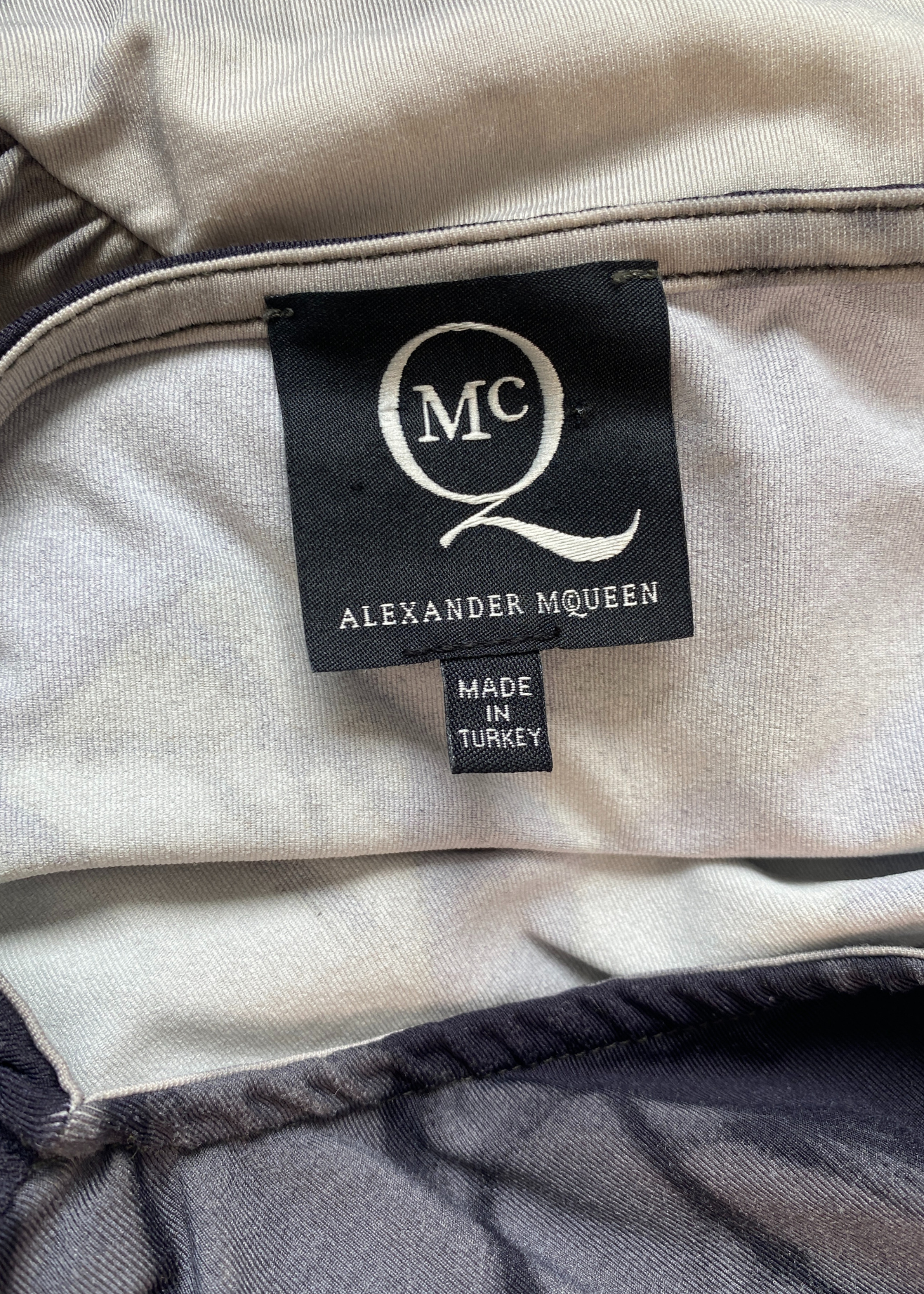 MCQ ALEXANDER MCQUEEN Digi Print Asymmetrical Midi Dress