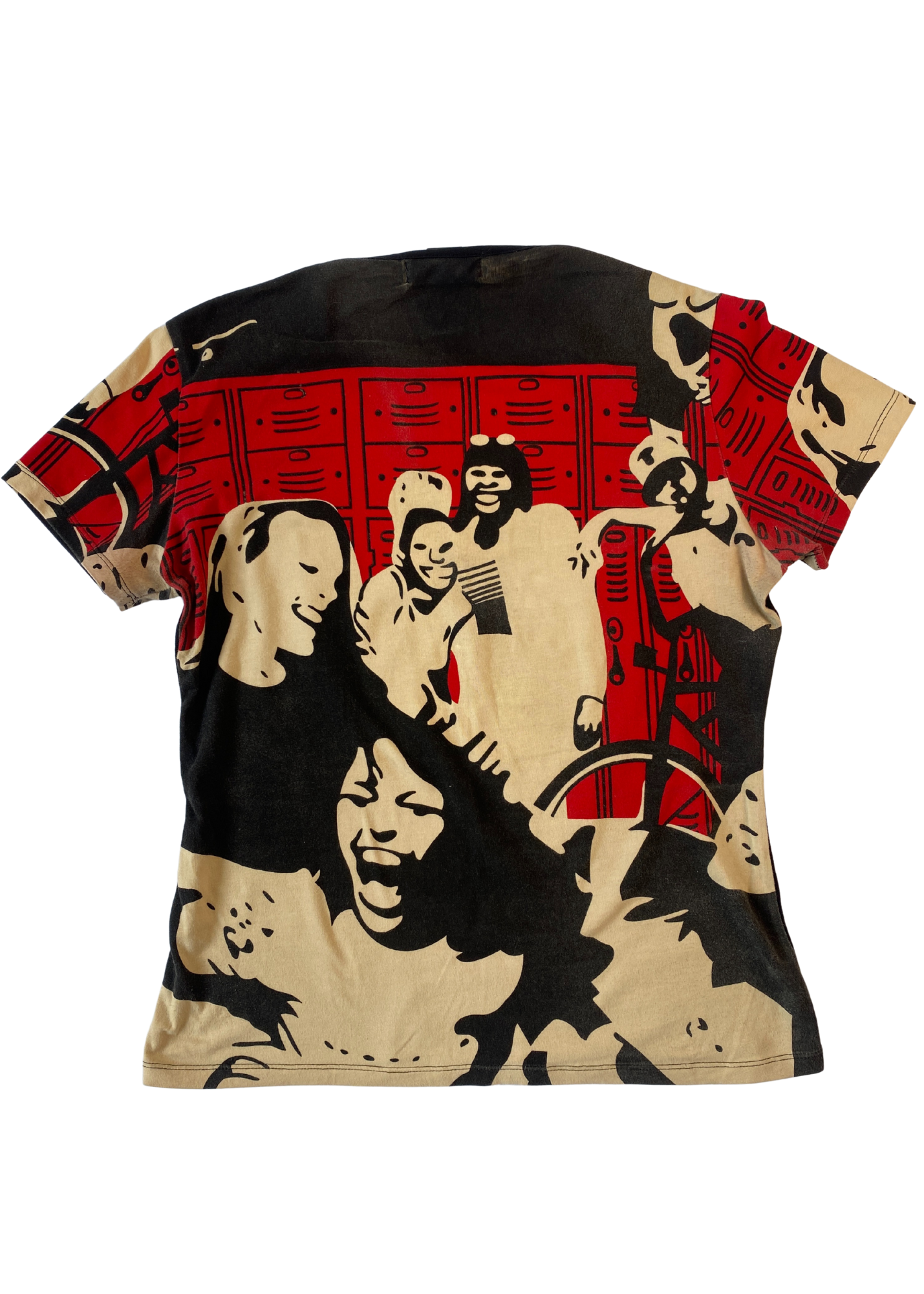 CUSTO BARCELONA (AS IS) Diva Print V Neck T-Shirt