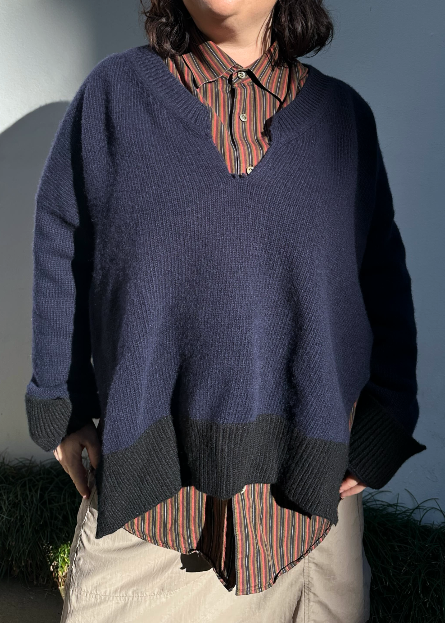 MARNI Virgin Wool Open Side Boxy Knit