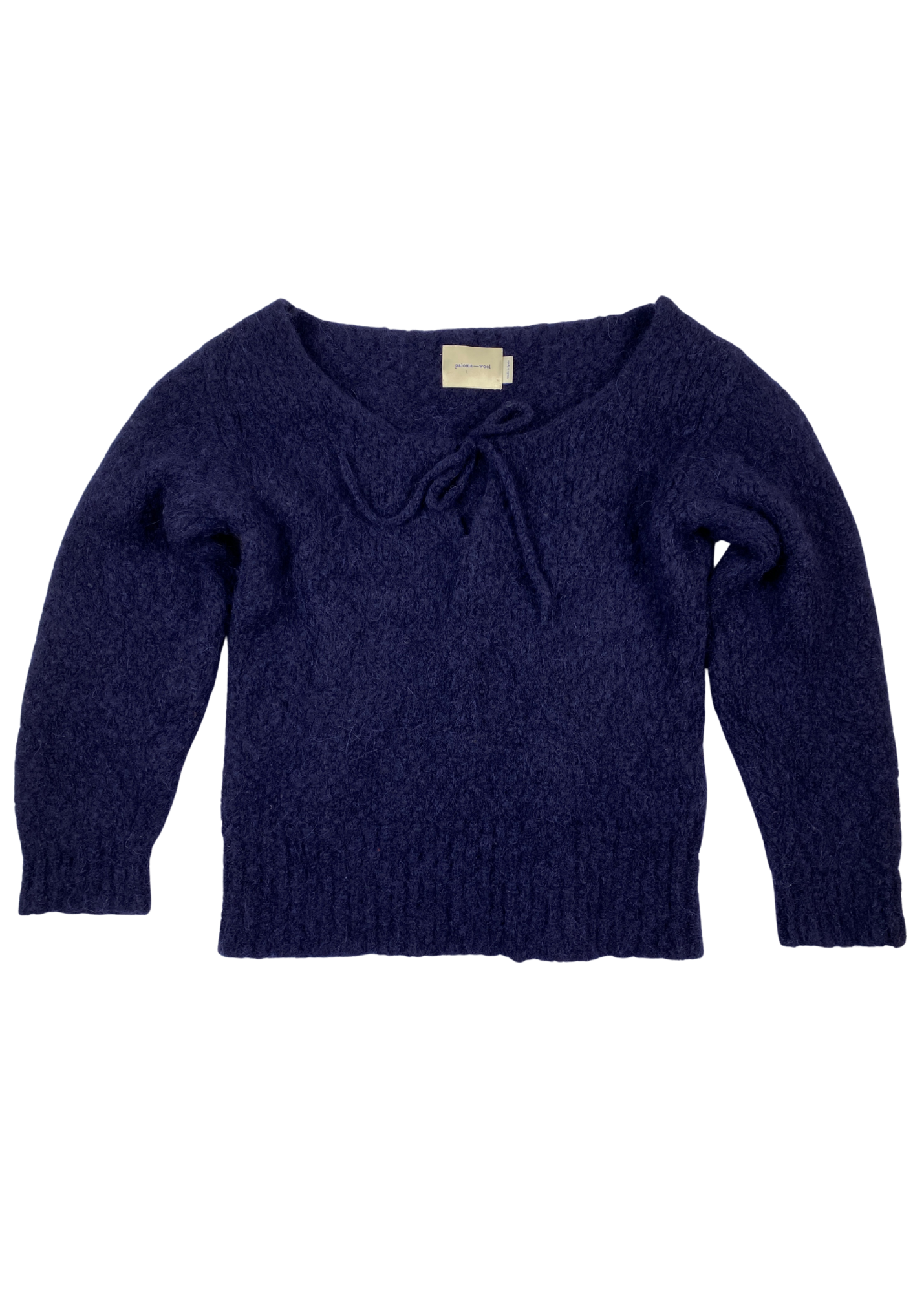 PALOMA WOOL Alpaca Blend Keyhole Tie Knit