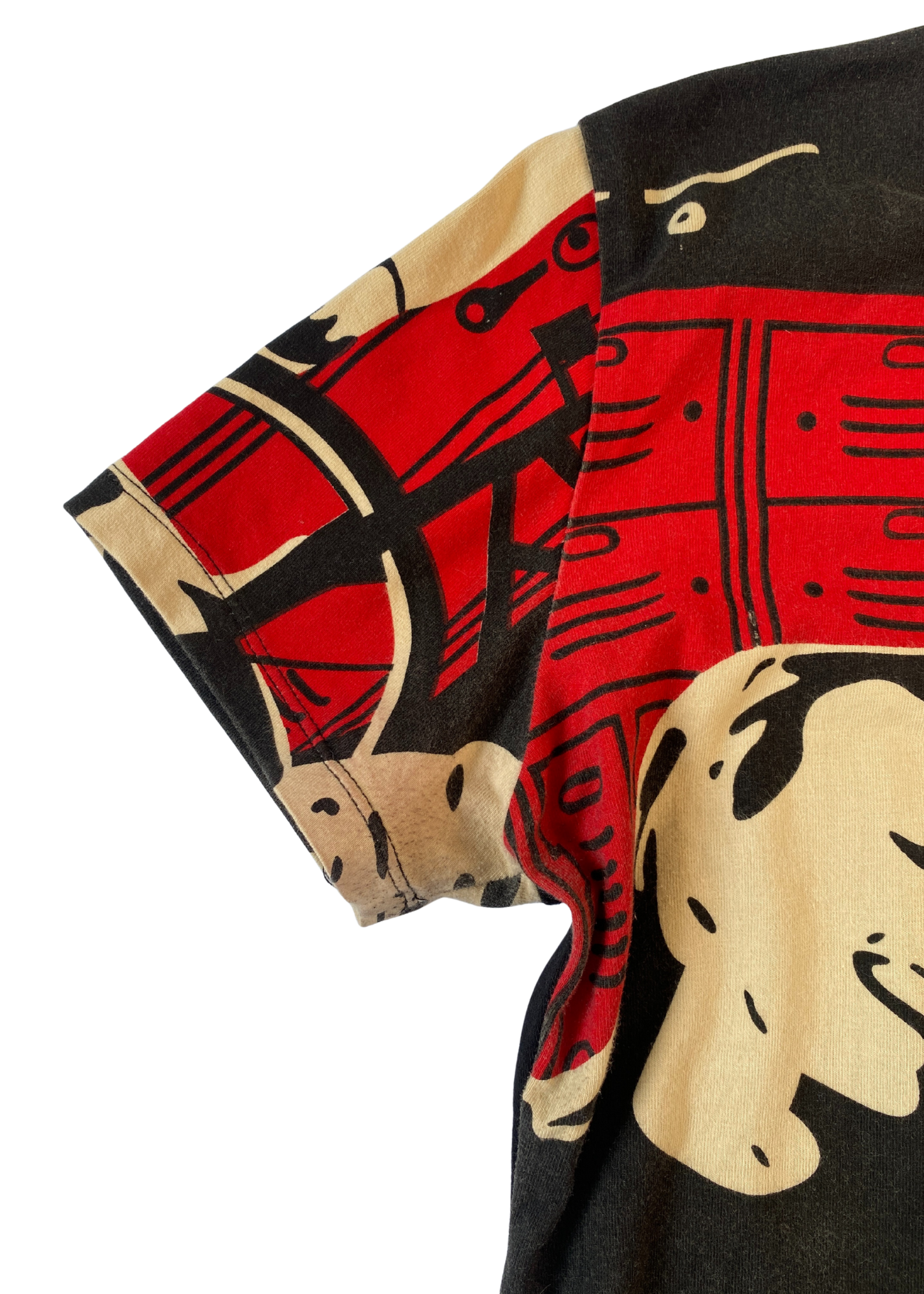 CUSTO BARCELONA (AS IS) Diva Print V Neck T-Shirt