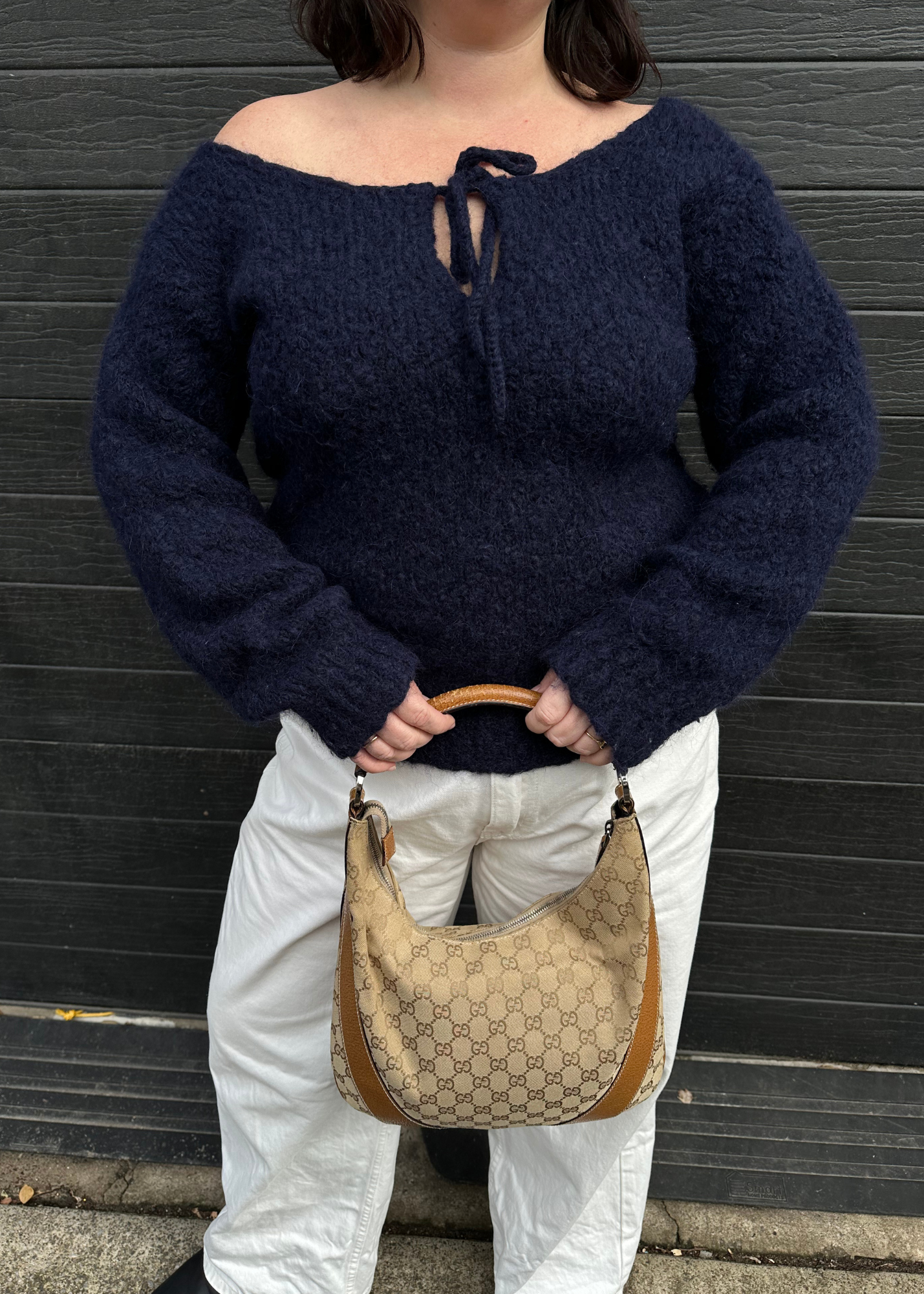 PALOMA WOOL Alpaca Blend Keyhole Tie Knit