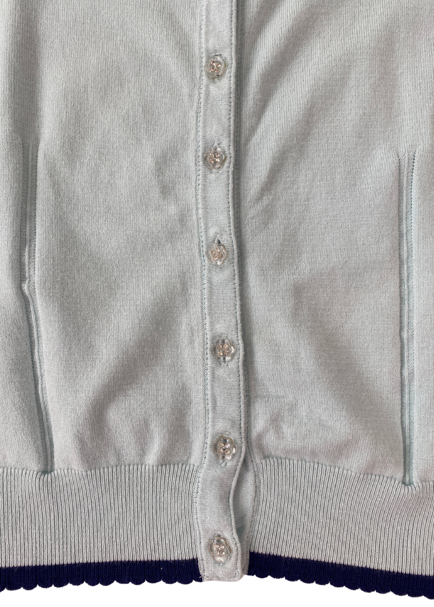 ALANNAH HILL Rhinestone Button Cardigan