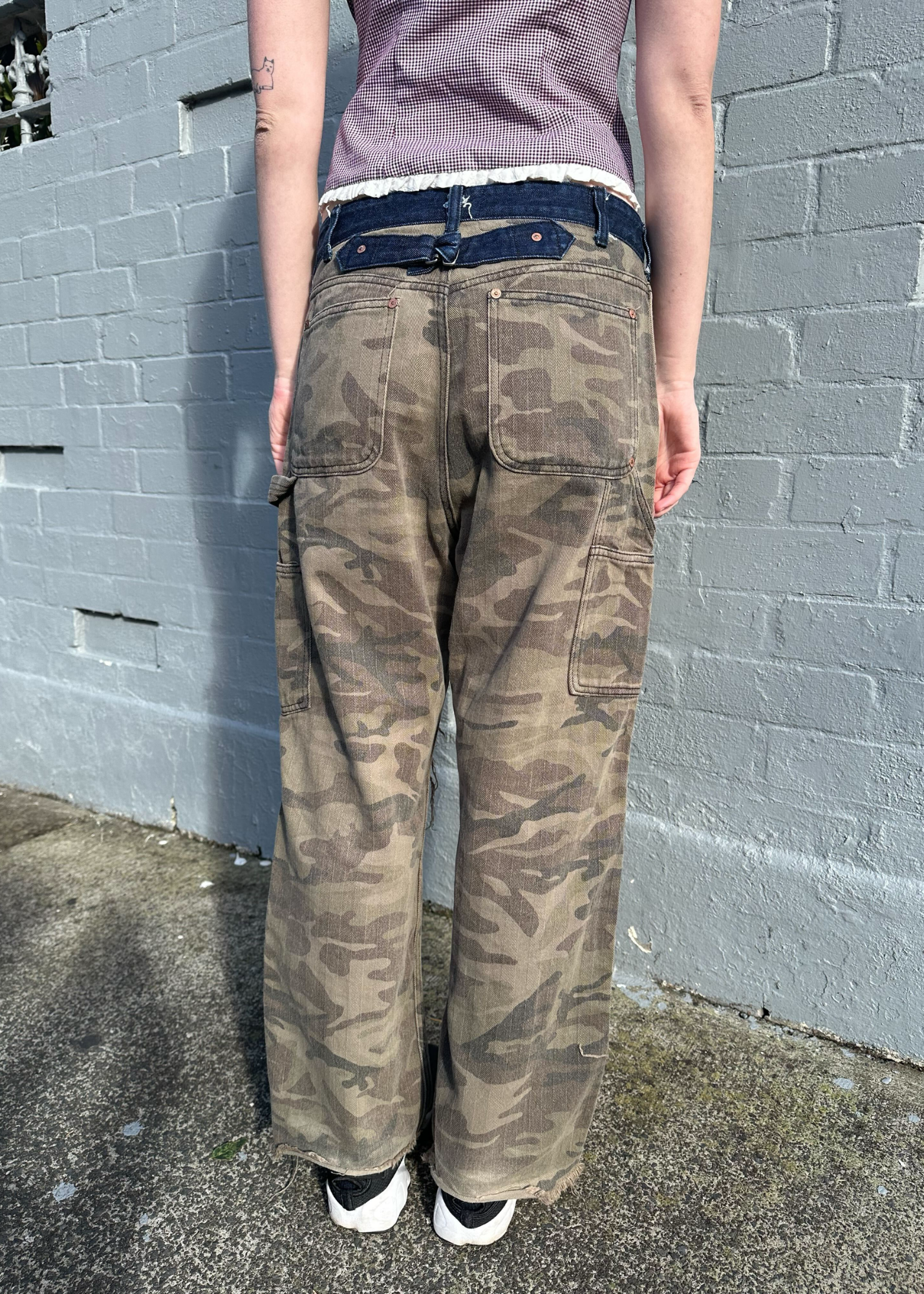 ANDERSSON BELL 'Camouflage Carpenter Jean'