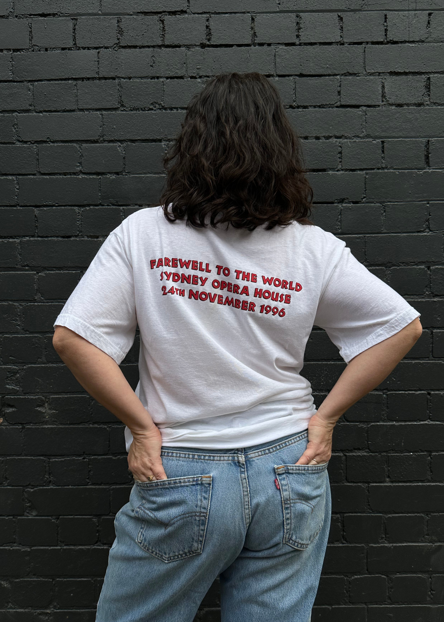 VINTAGE KOALA 1996 Crowded House 'Farewell To The World' T-Shirt