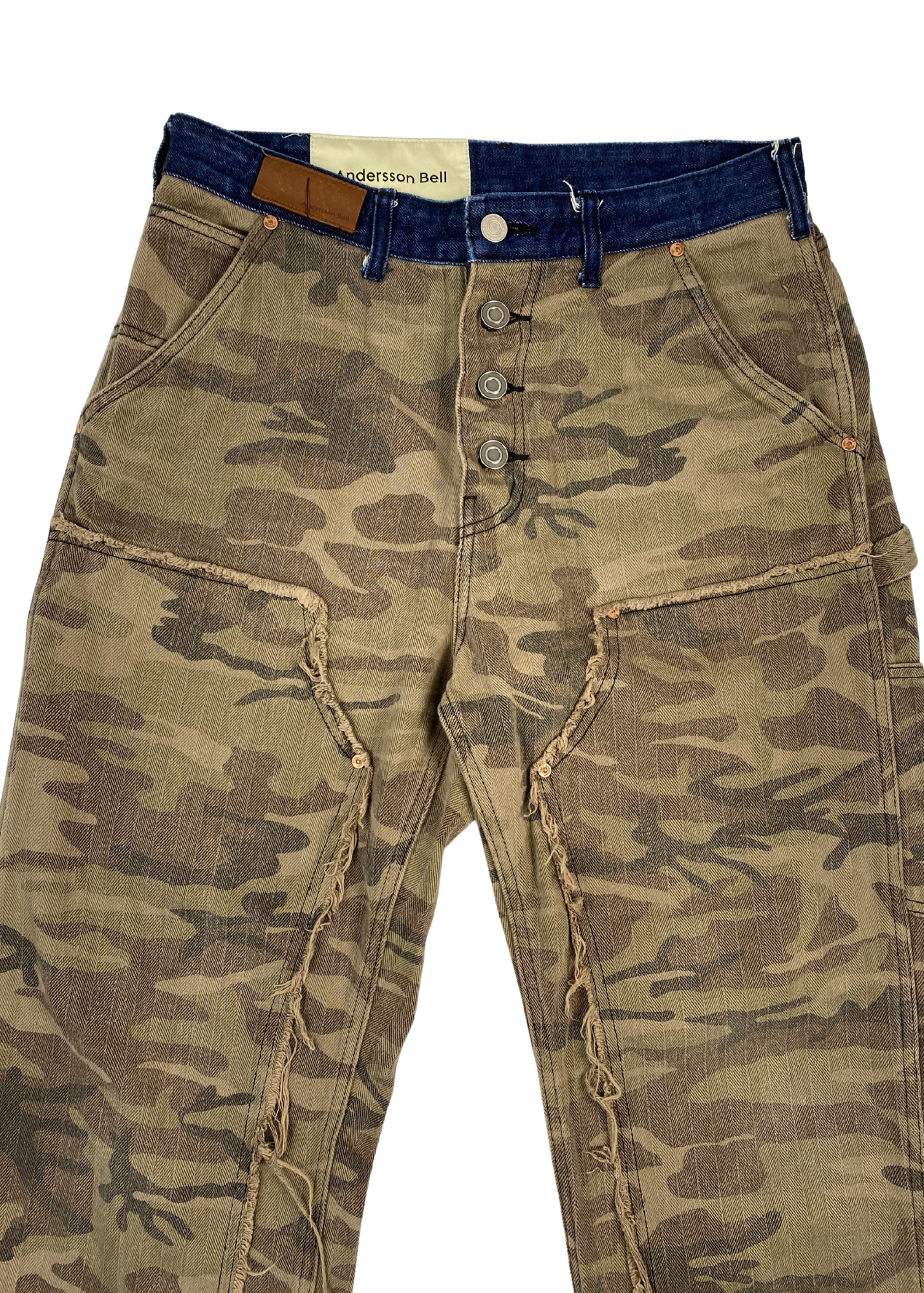 ANDERSSON BELL 'Camouflage Carpenter Jean'