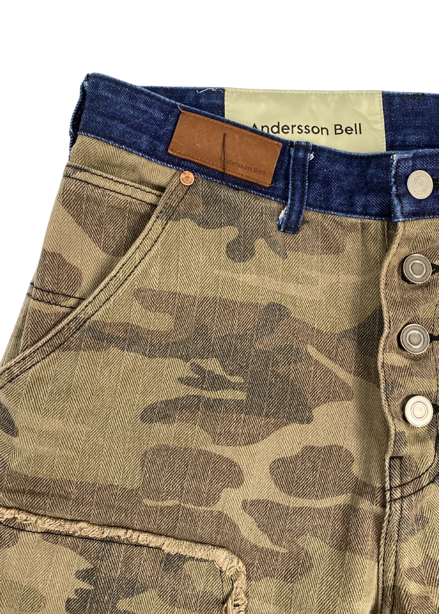 ANDERSSON BELL 'Camouflage Carpenter Jean'