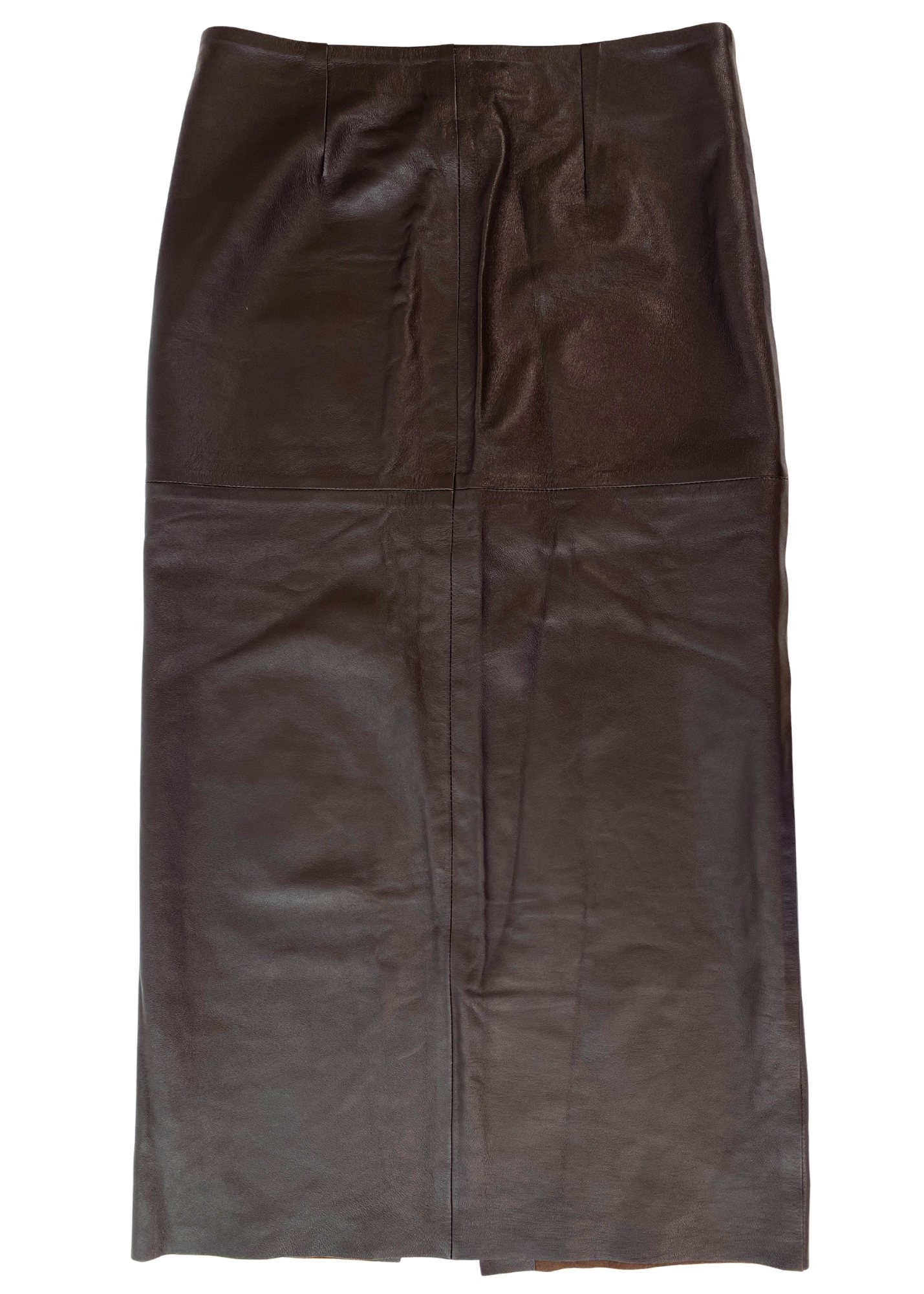 GIMAGUAS 'Paula Midi' Leather Wrap Skirt