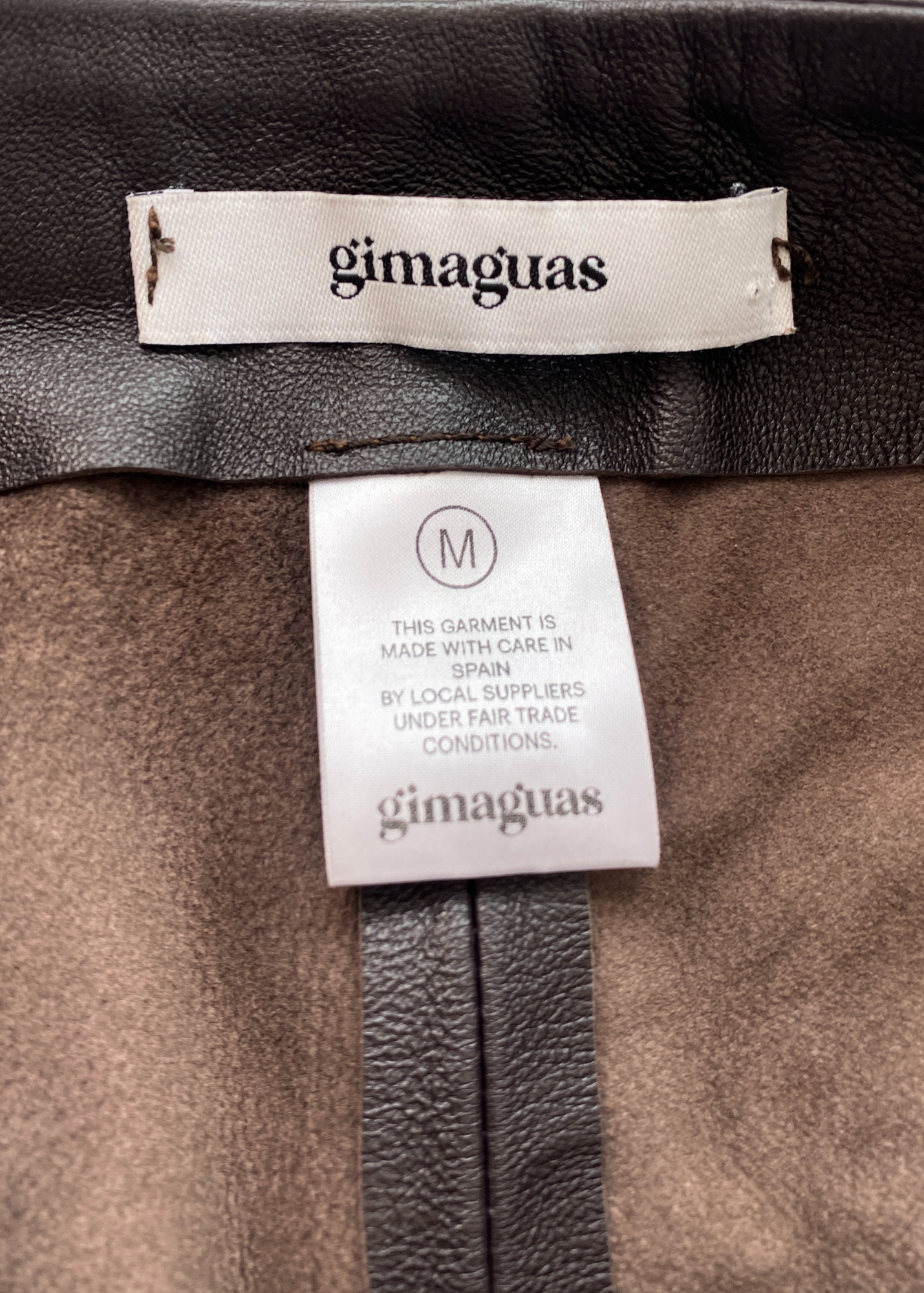 GIMAGUAS 'Paula Midi' Leather Wrap Skirt