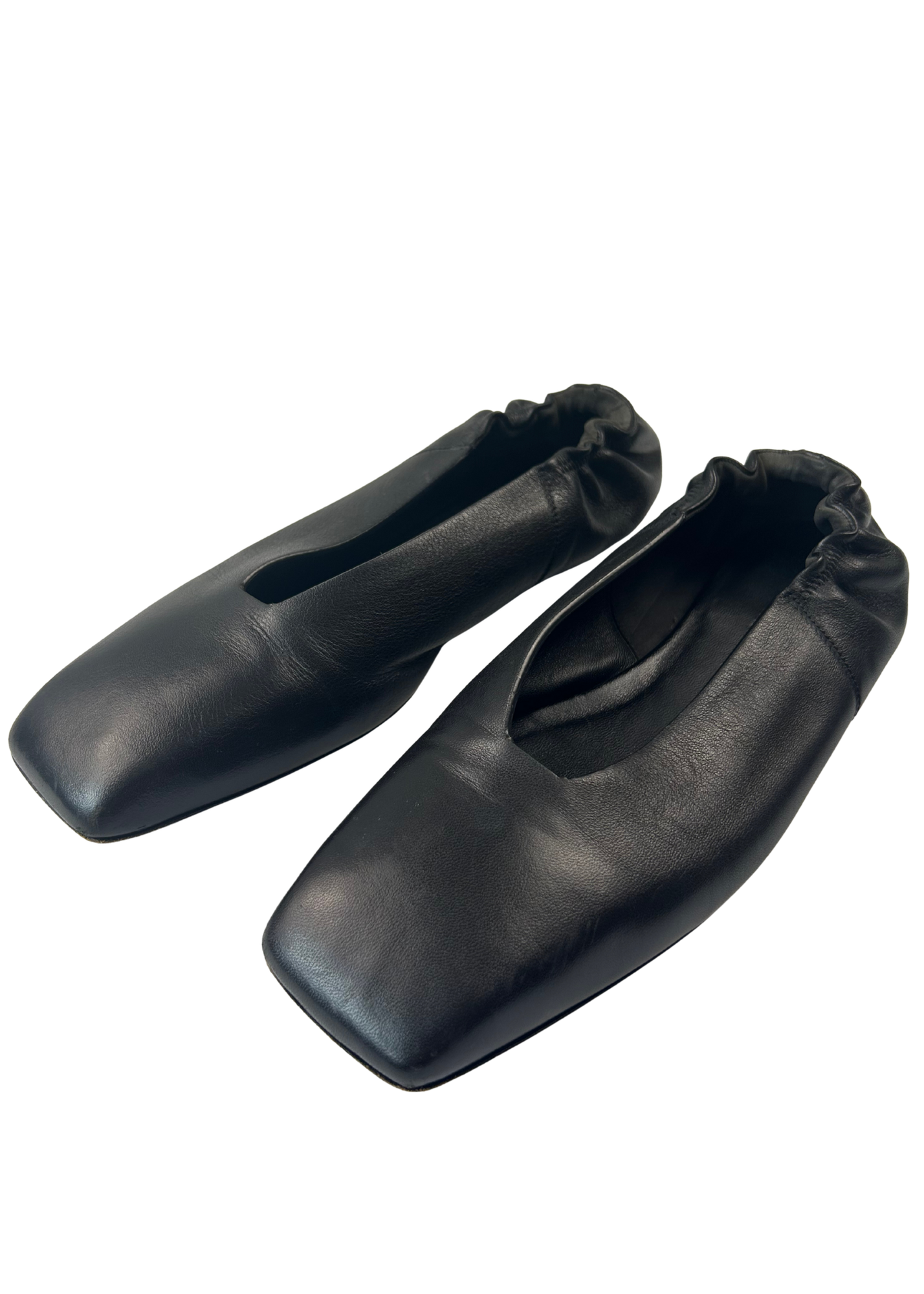 RICK OWENS (AS IS) S/S 2018 Leather 'Geo Ballerina'