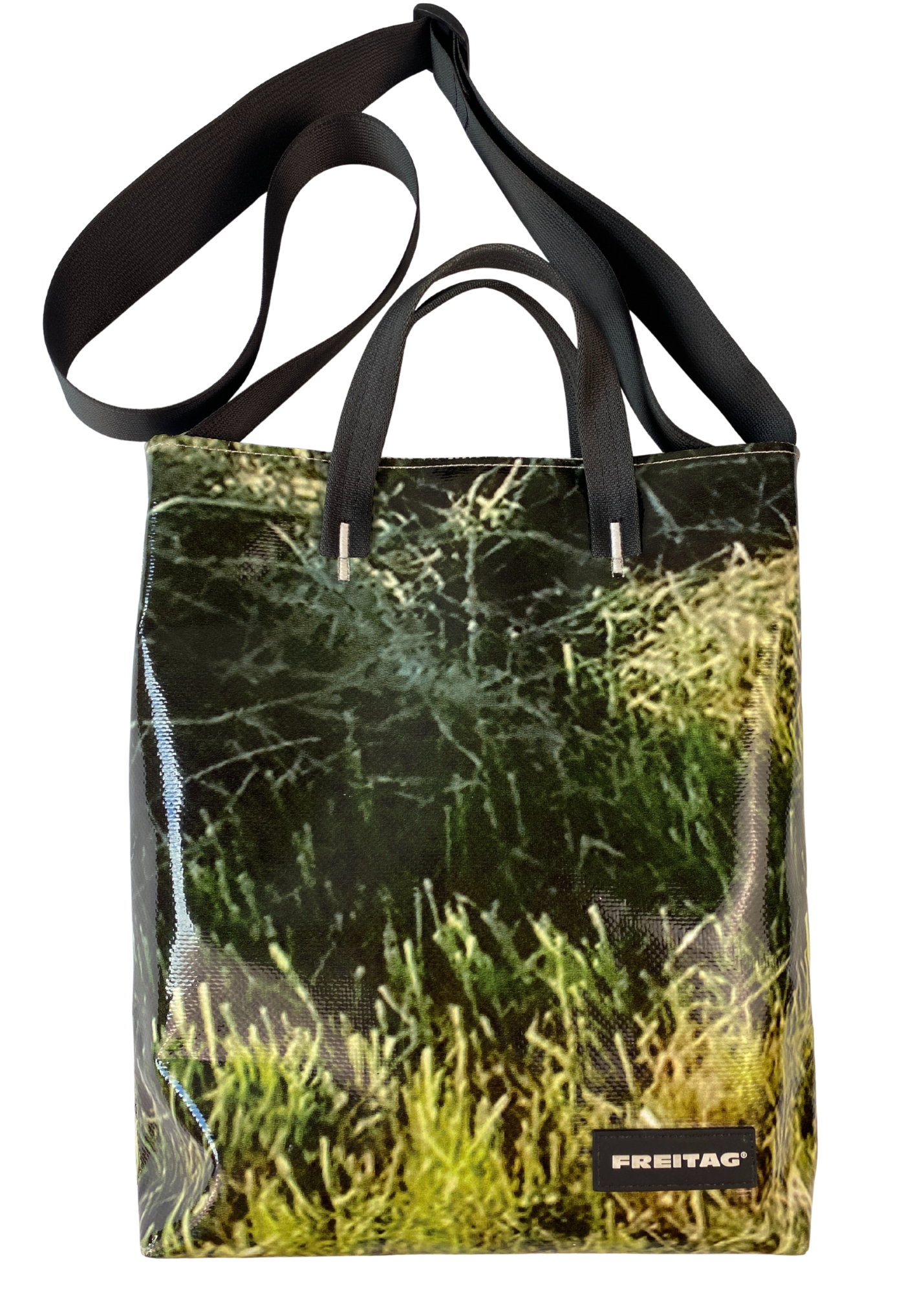 FREITAG Grass Print Tote + Crossbody