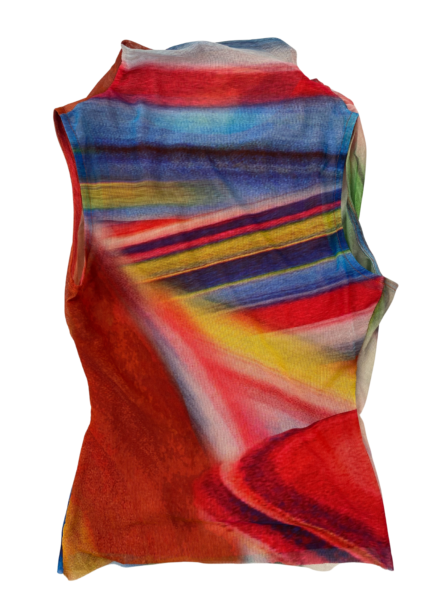 DESIGUAL (BNWT) Multicoloured Mesh Tank Top